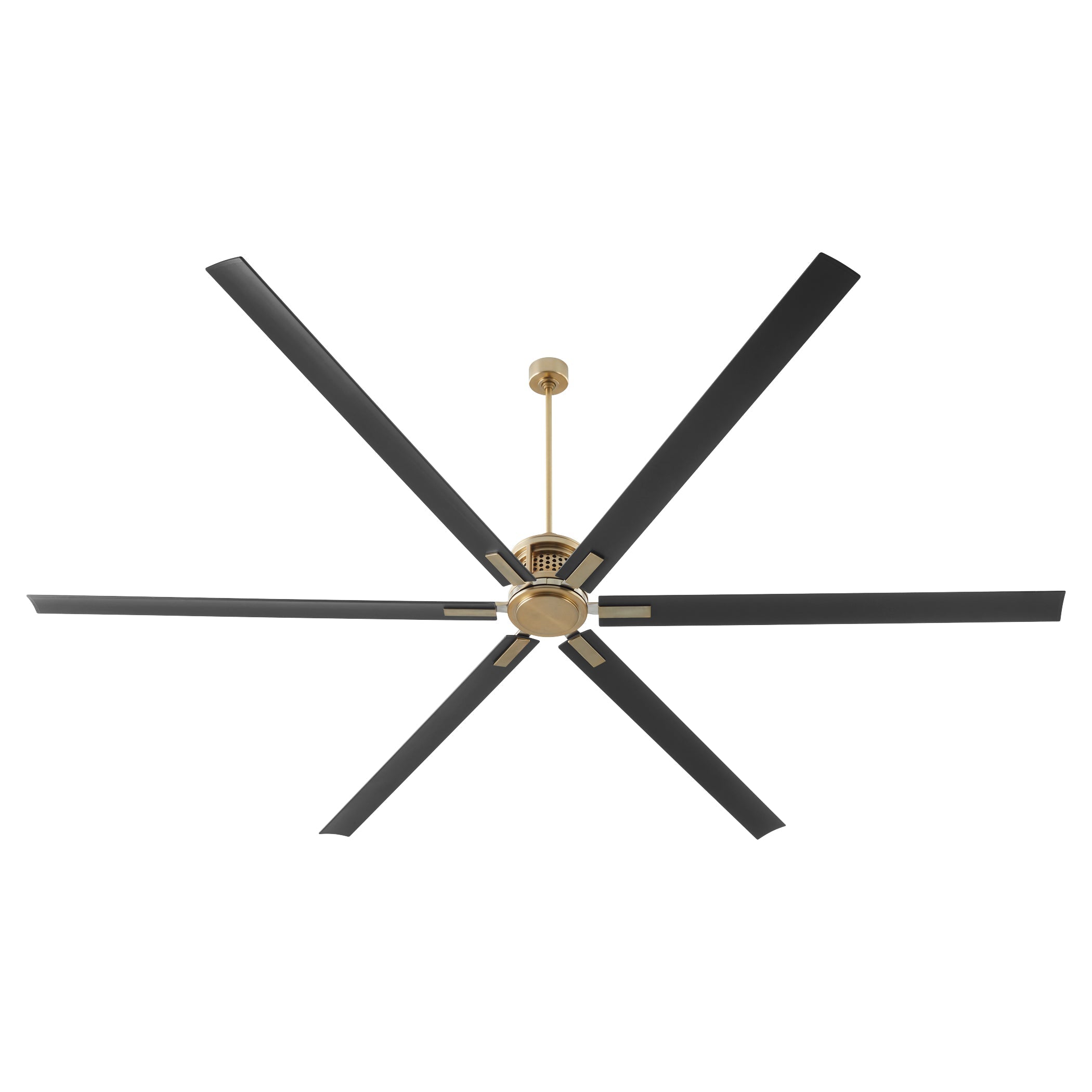 Quorum ZEUS 101206-80 Fan - Aged Brass