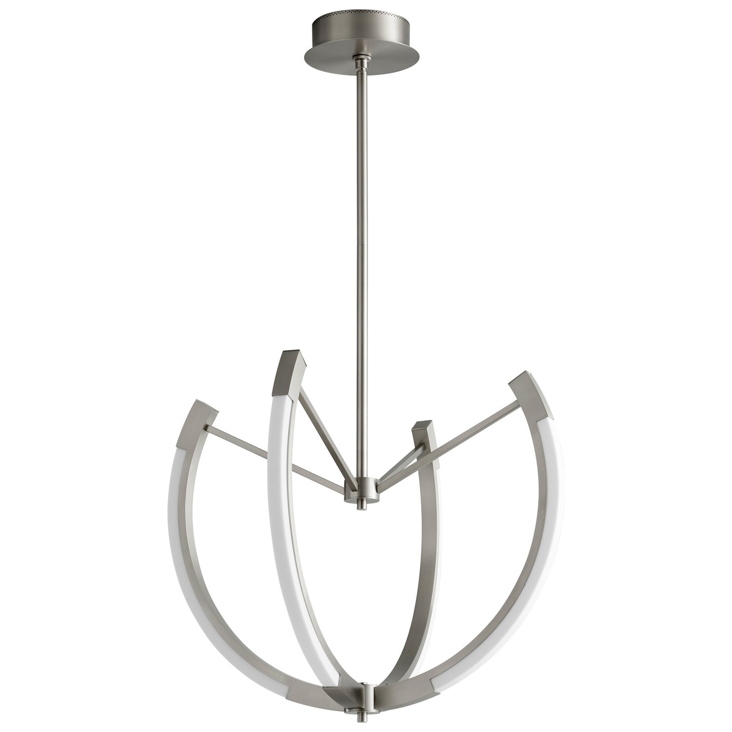 Oxygen Utopia 3-6141-24 Modern Chandelier - Satin Nickel