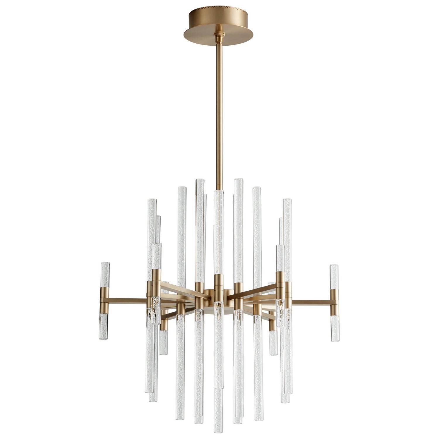 Oxygen Miro 3-605-40 Modern Chandelier - Aged Brass