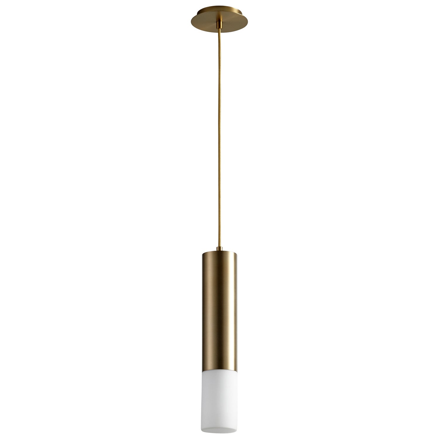 Oxygen Opus 3-654-140 Modern Pendant - Aged Brass