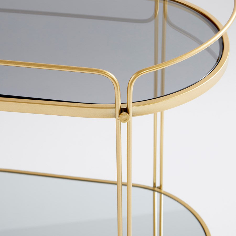 Cyan Design 10838 Motif Bar Cart - Gold