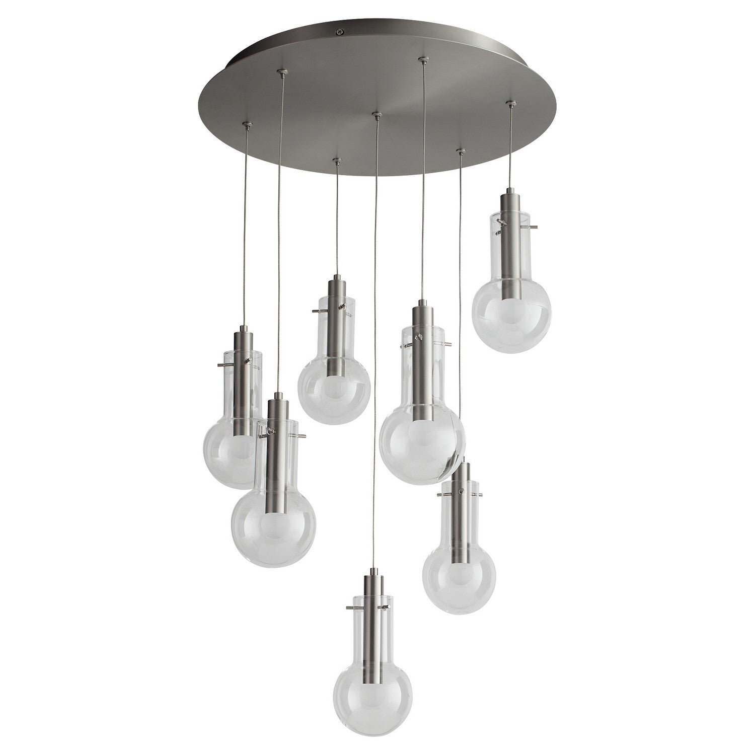 Oxygen Primo 3-674-24 Modern Pendant - Satin Nickel