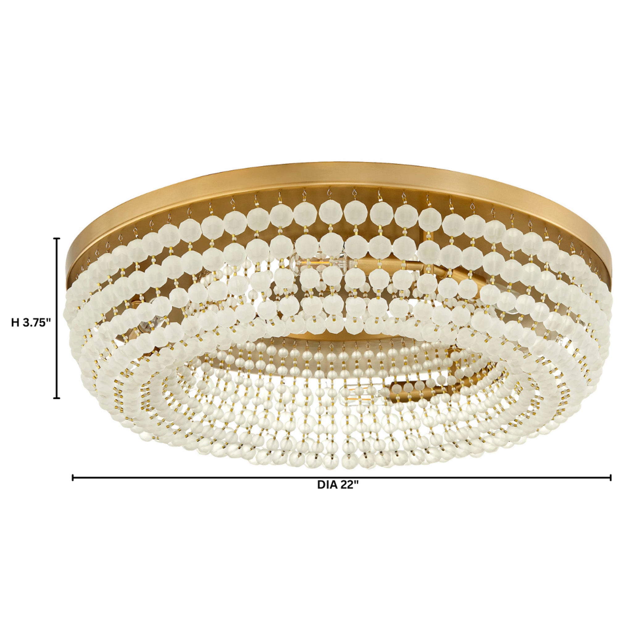 Cyan Design 11942 Flush Mount - Aged Brass