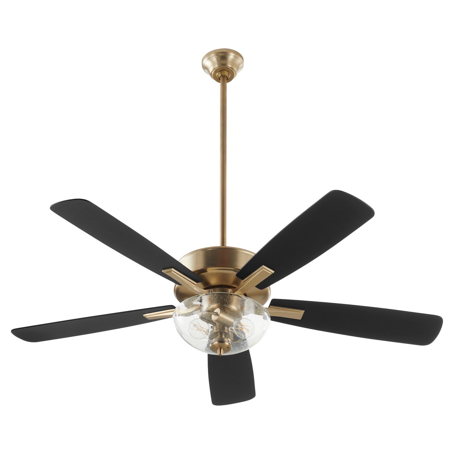 Quorum Ovation 4525-2280 Ceiling Fan - Aged Brass