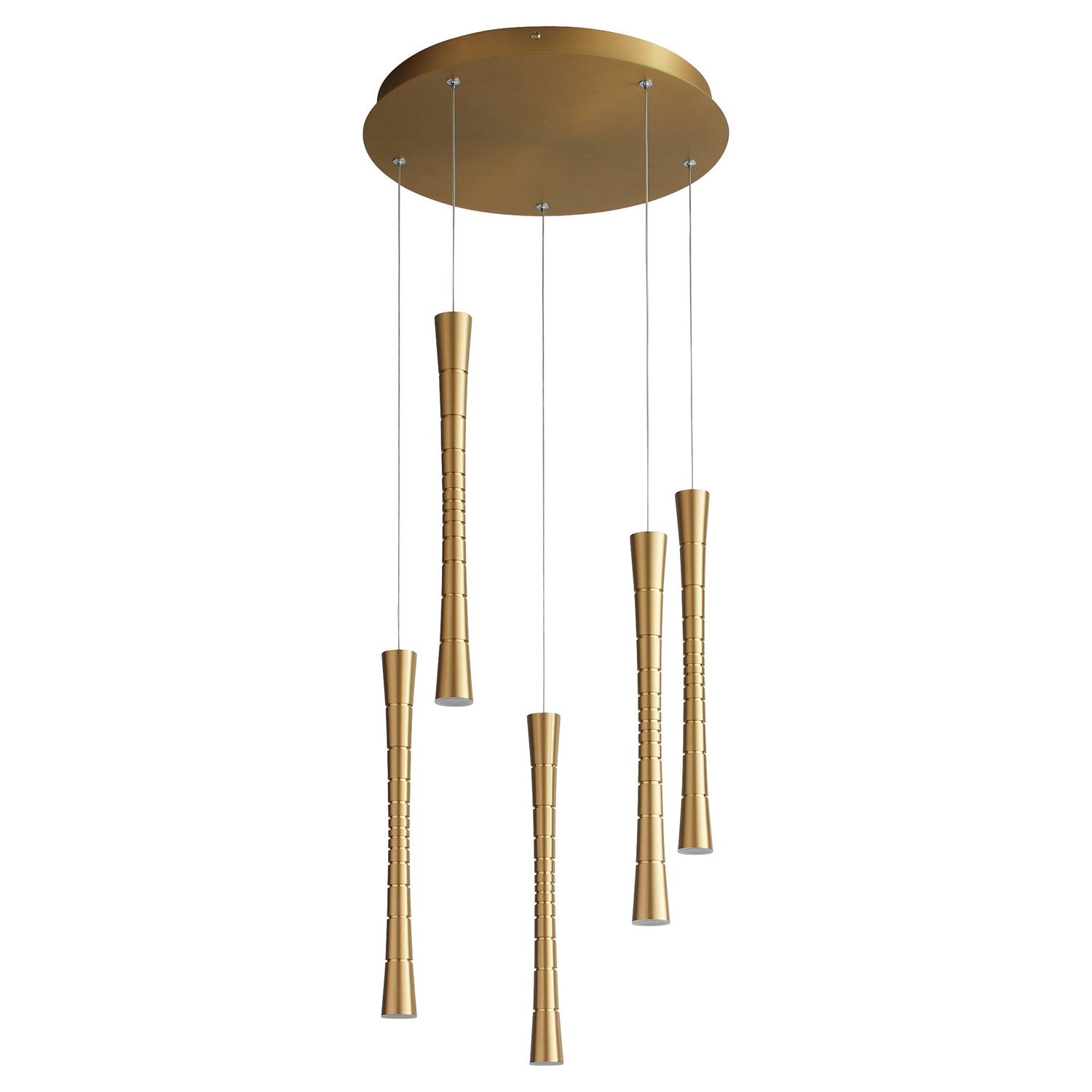 Oxygen Sabre 3-6005-40 Modern Pendant - Aged Brass