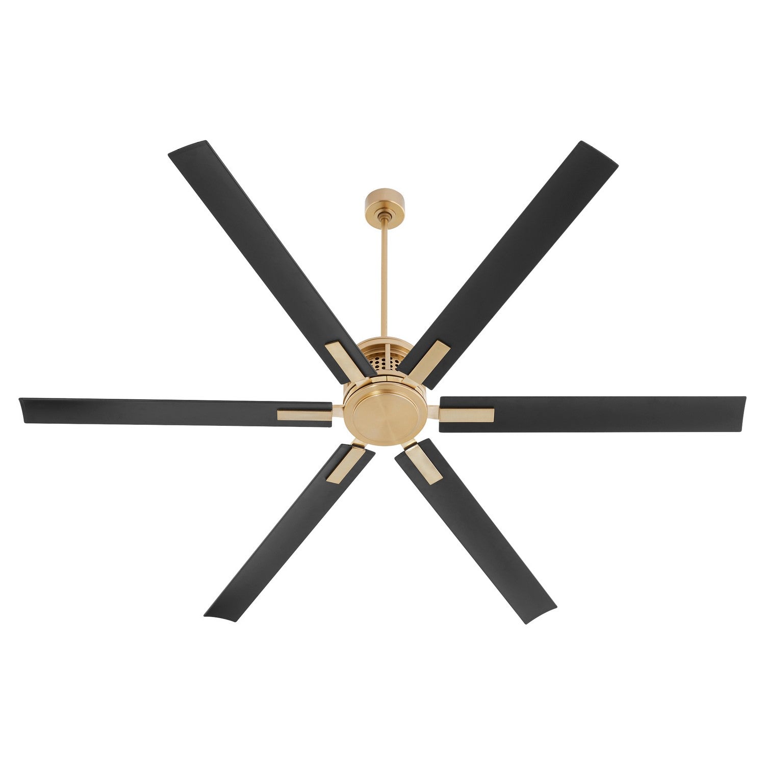 Quorum Zeus 10806-80 Patio Fan - Aged Brass