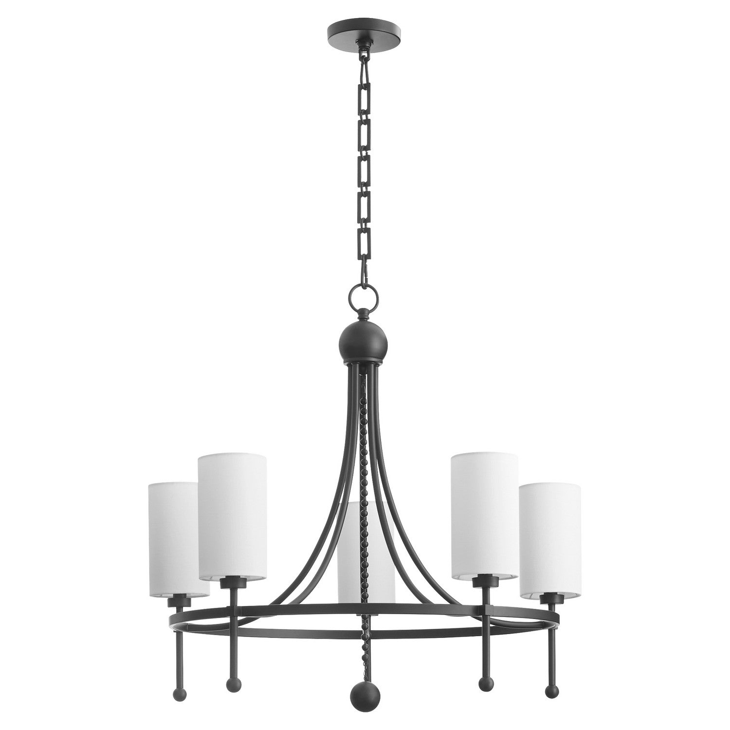 Quorum Lee Boulevard 664-5-59 Chandelier - Matte Black