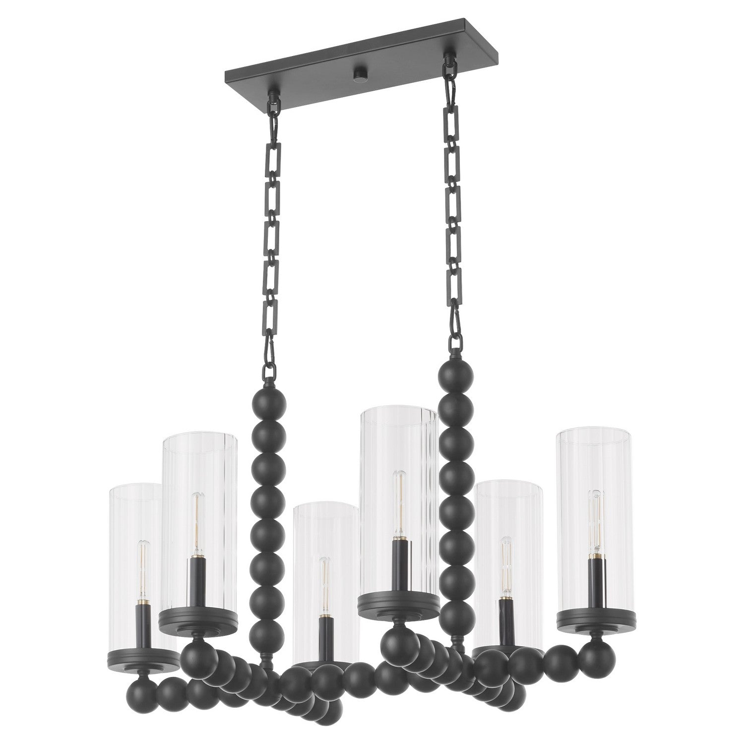 Quorum Lee Boulevard 665-6-59 Chandelier - Matte Black