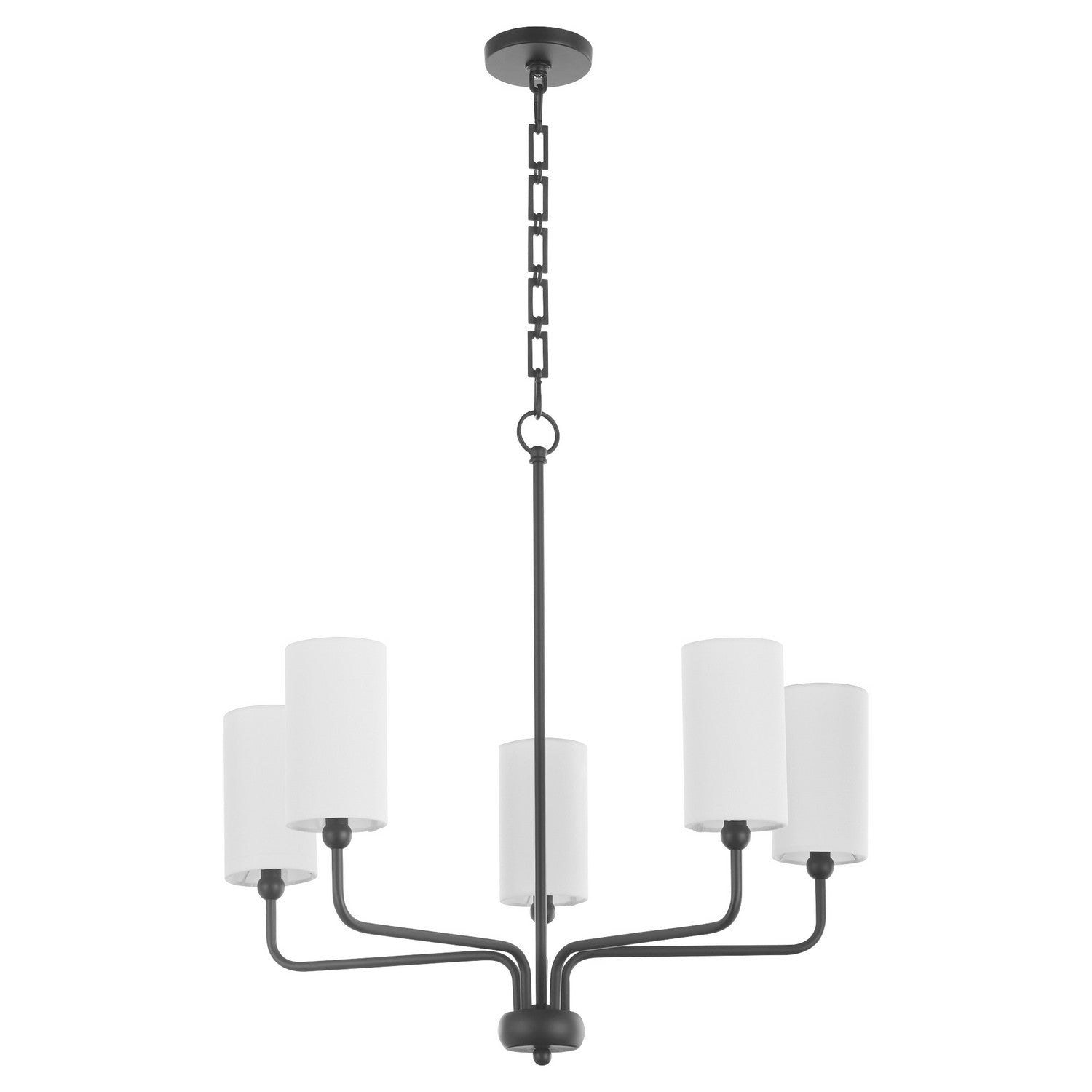 Quorum Charlotte 698-5-59 Chandelier - Matte Black