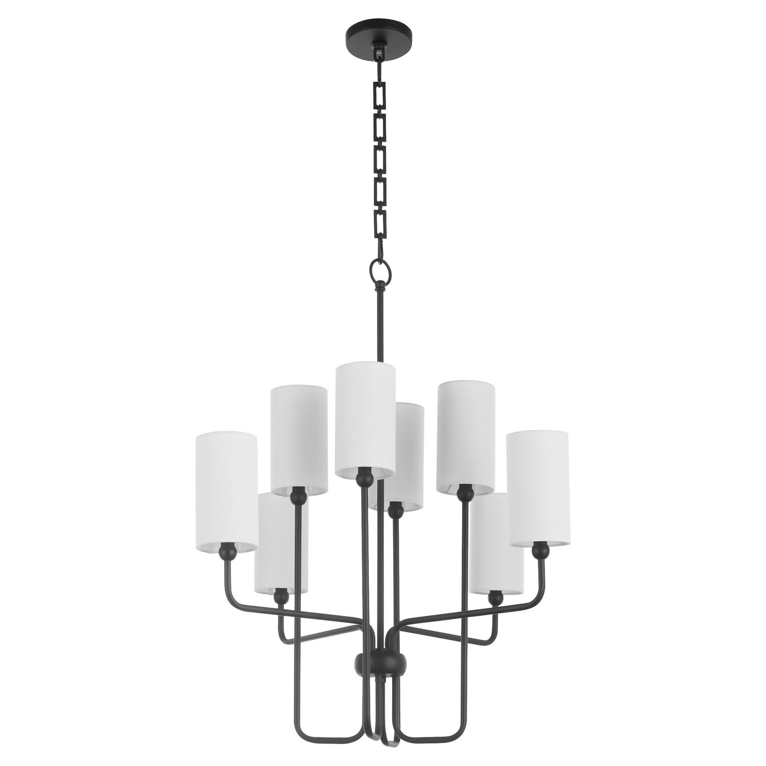 Quorum Charlotte 698-8-59 Chandelier - Matte Black