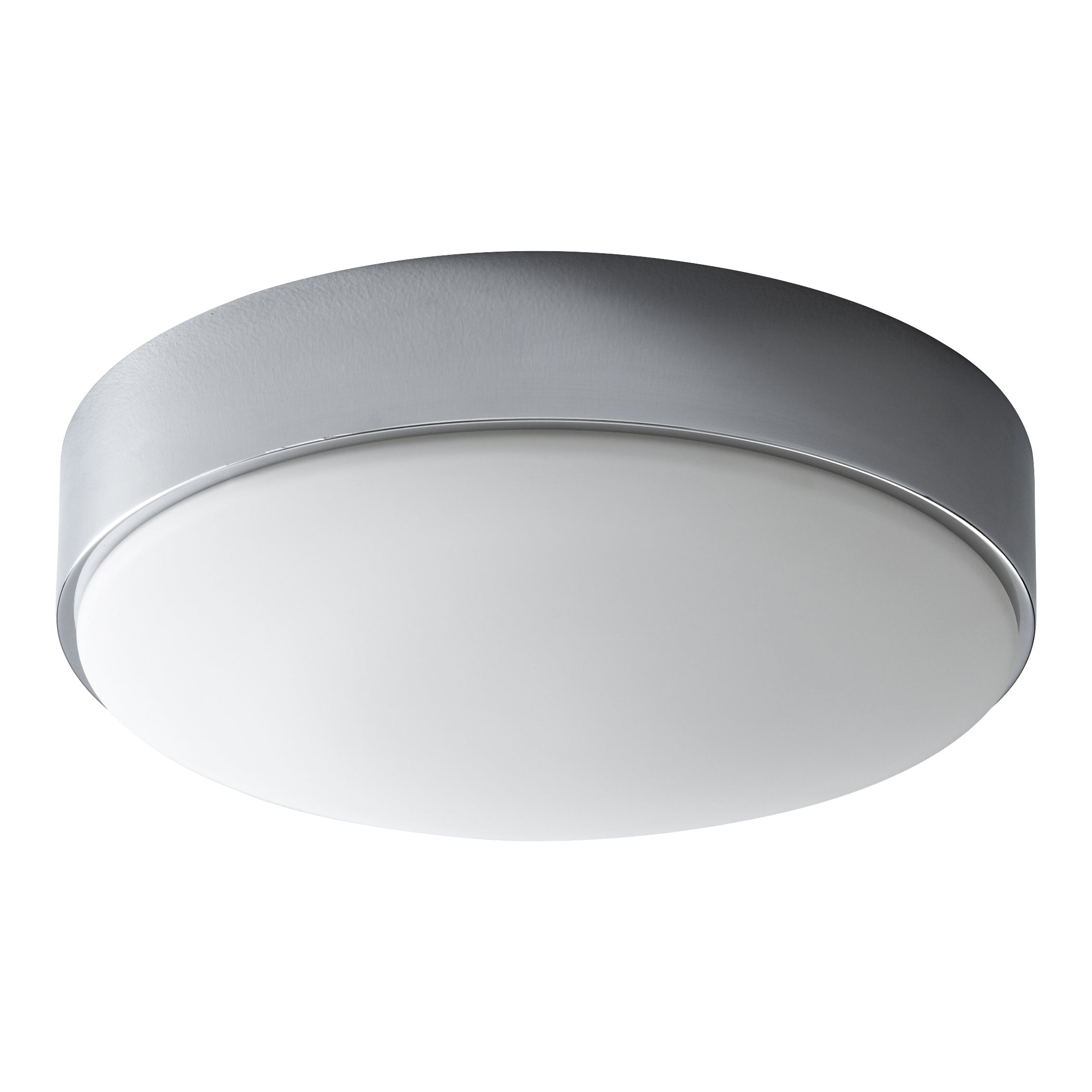 Oxygen JOURNEY 3-624-14 Round Flush Mount Ceiling Light Fixture, 14 Inch - Polished Chrome