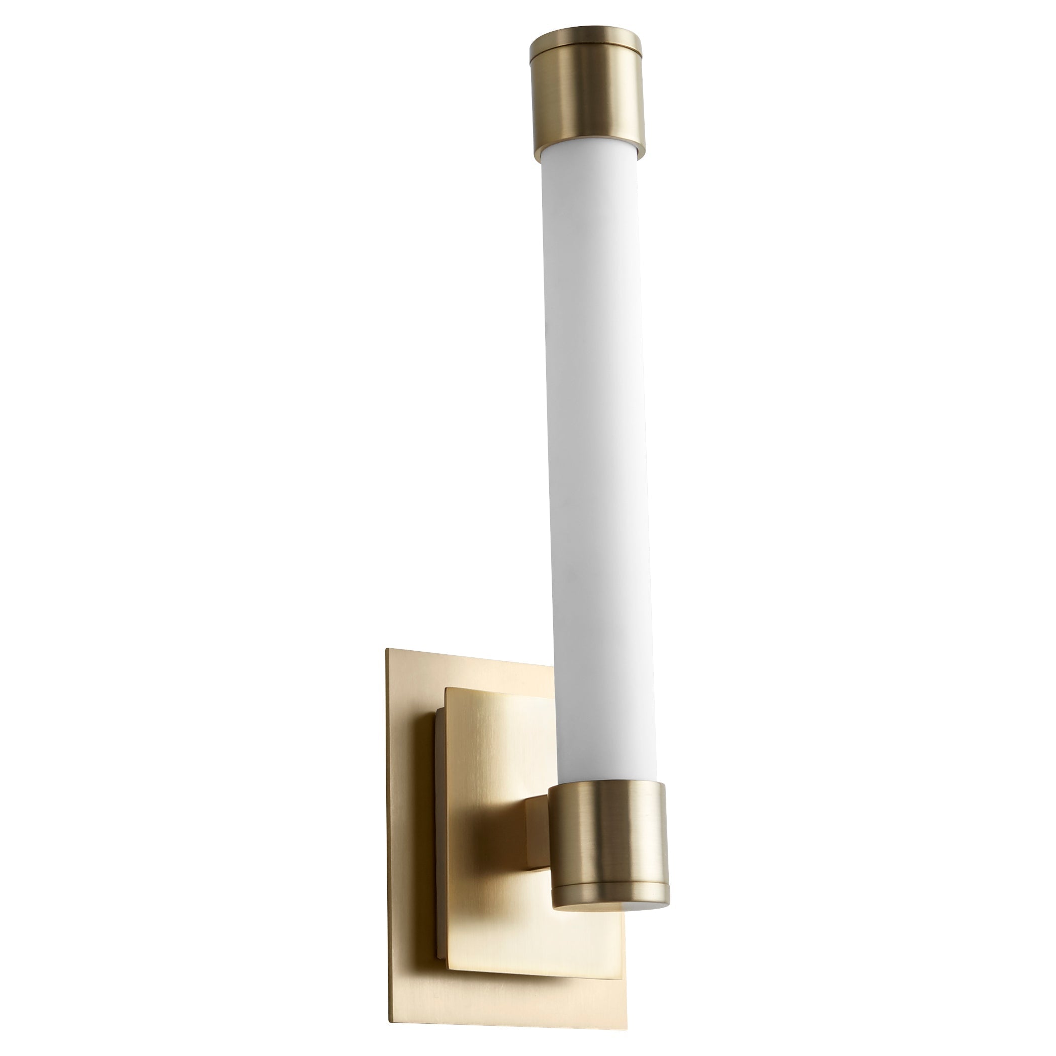 Oxygen ZENITH 3-556-40 Bath Vanity Wall Sconce Light Fixture - Aged Brass