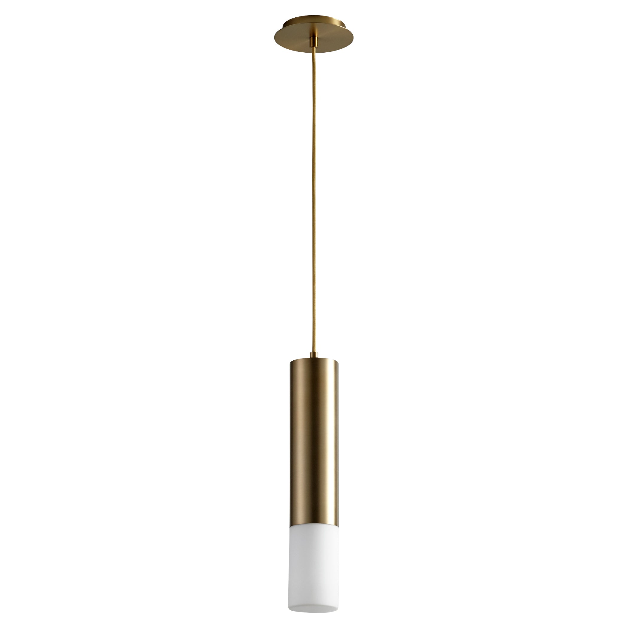 Oxygen Opus 3-654-140 Modern Pendant - Aged Brass