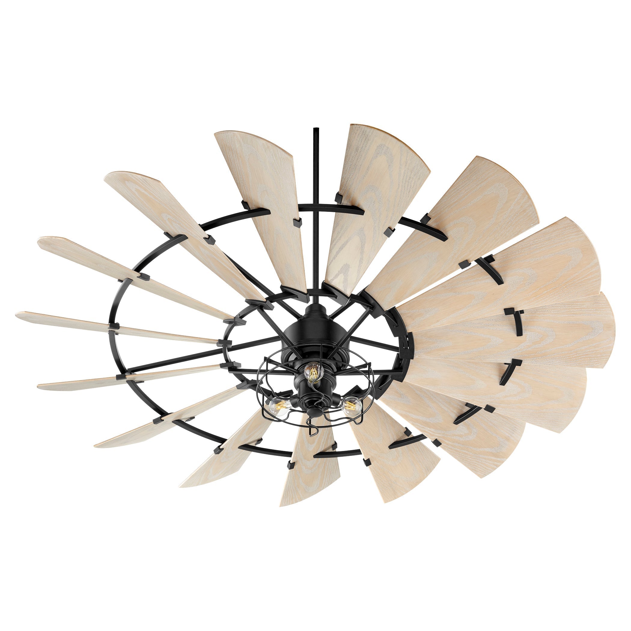Quorum WINDMILL 197215-69 Fan Farm House - Textured Black