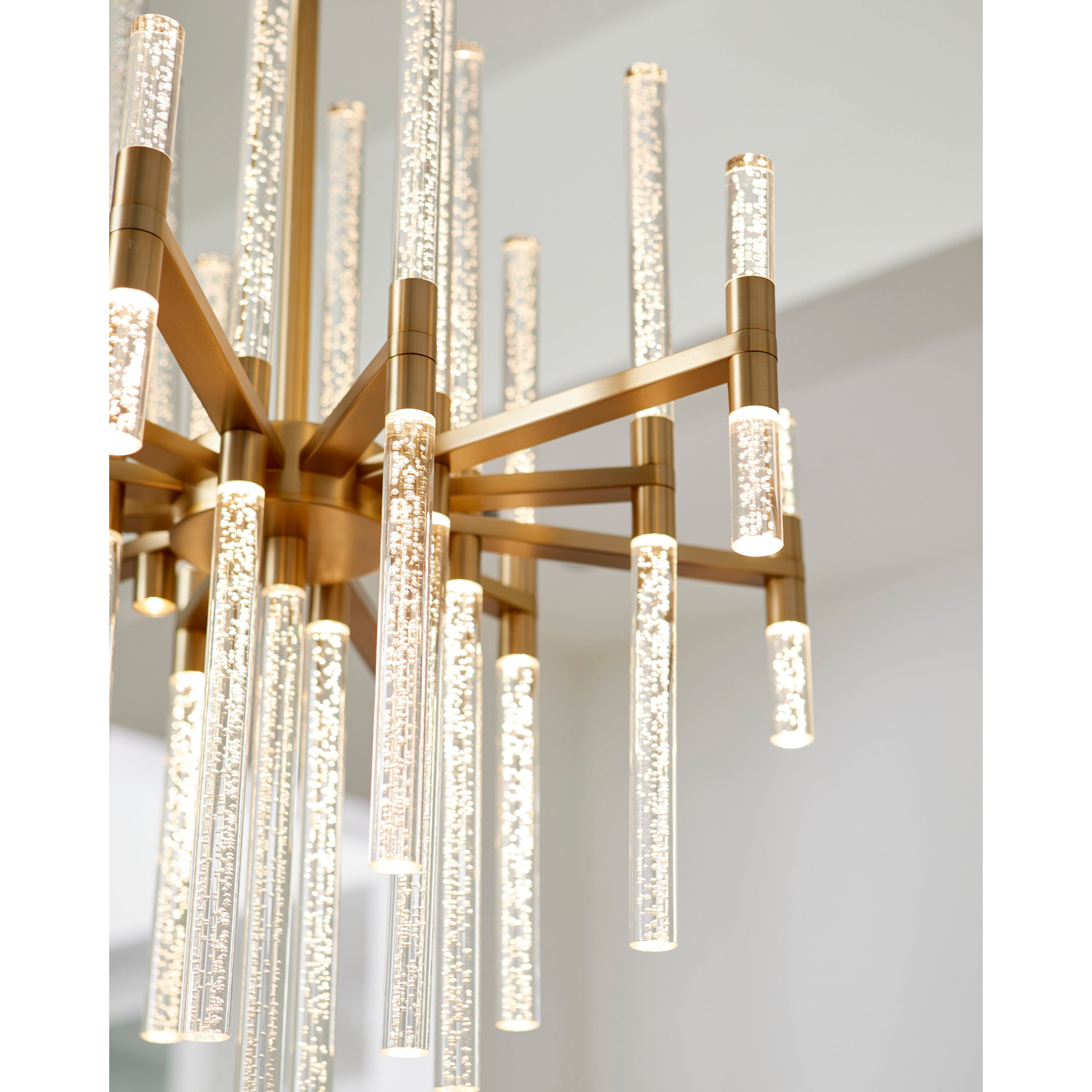 Oxygen Miro 3-605-40 Modern Chandelier - Aged Brass