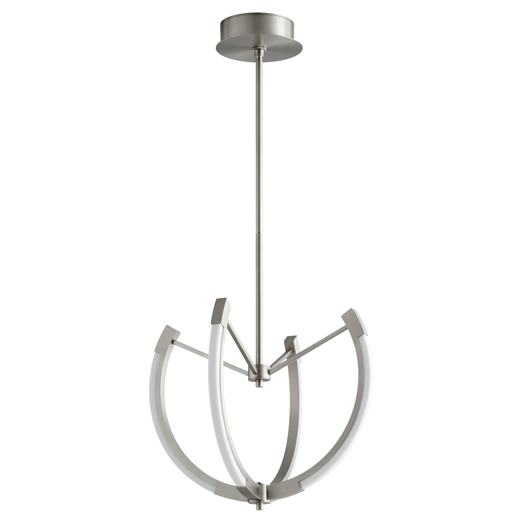 Oxygen Utopia 3-6140-24 Modern Chandelier - Satin Nickel