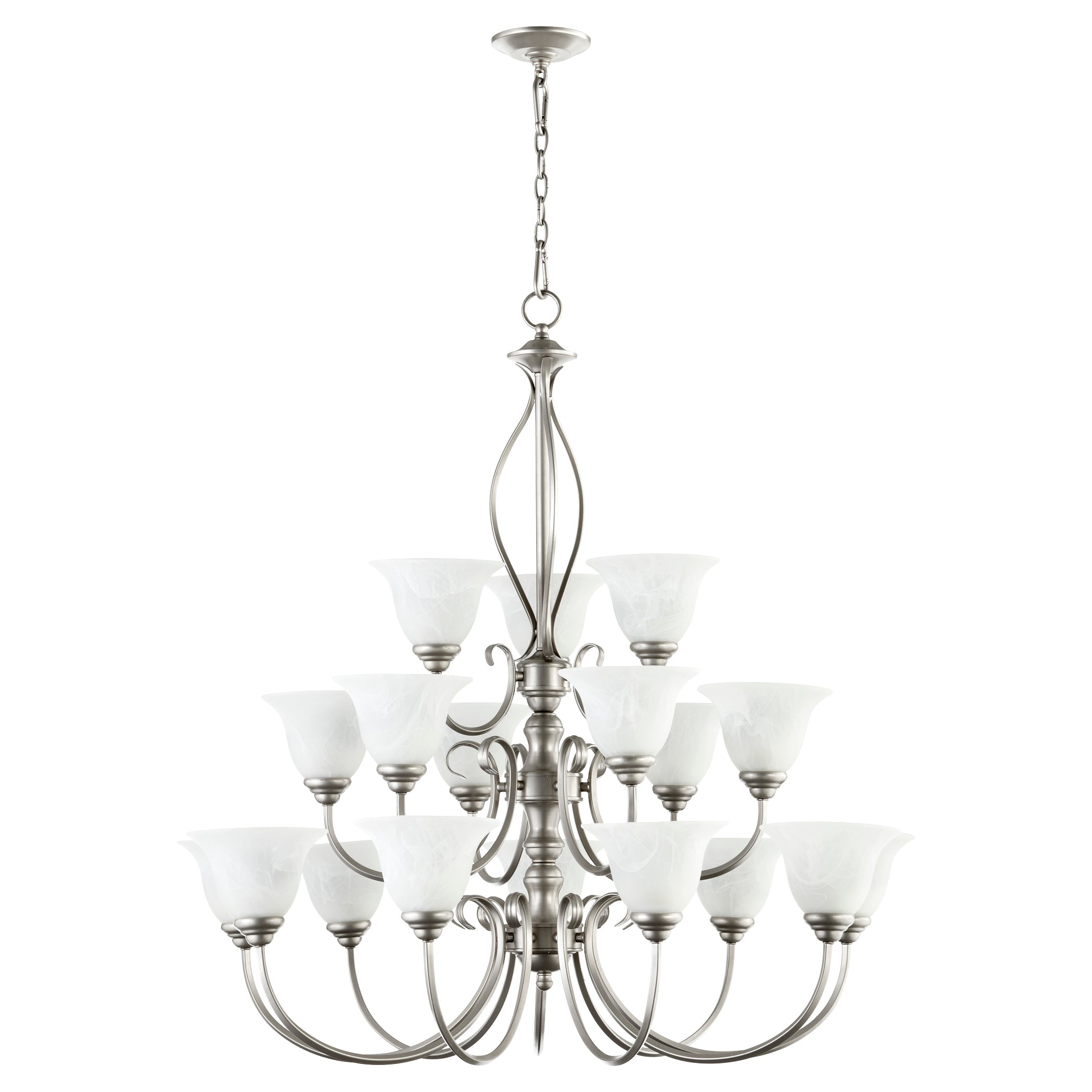 Quorum Spencer Ibs-241 Chandelier - Classic Nickel