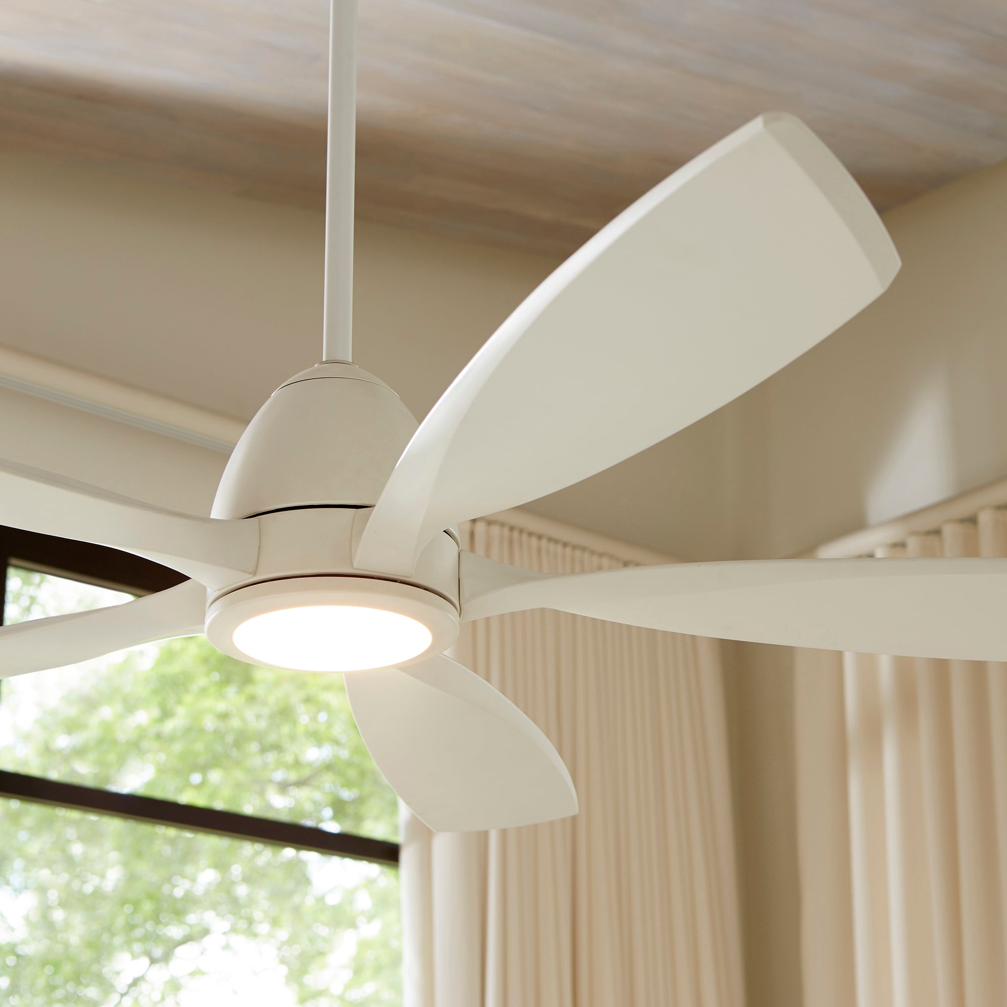Quorum Holt 66565-8 Ceiling Fan - Studio White