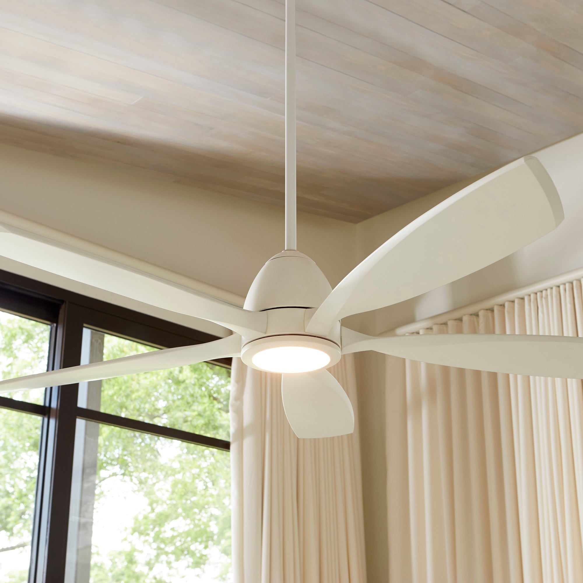 Quorum Holt 66565-8 Ceiling Fan - Studio White