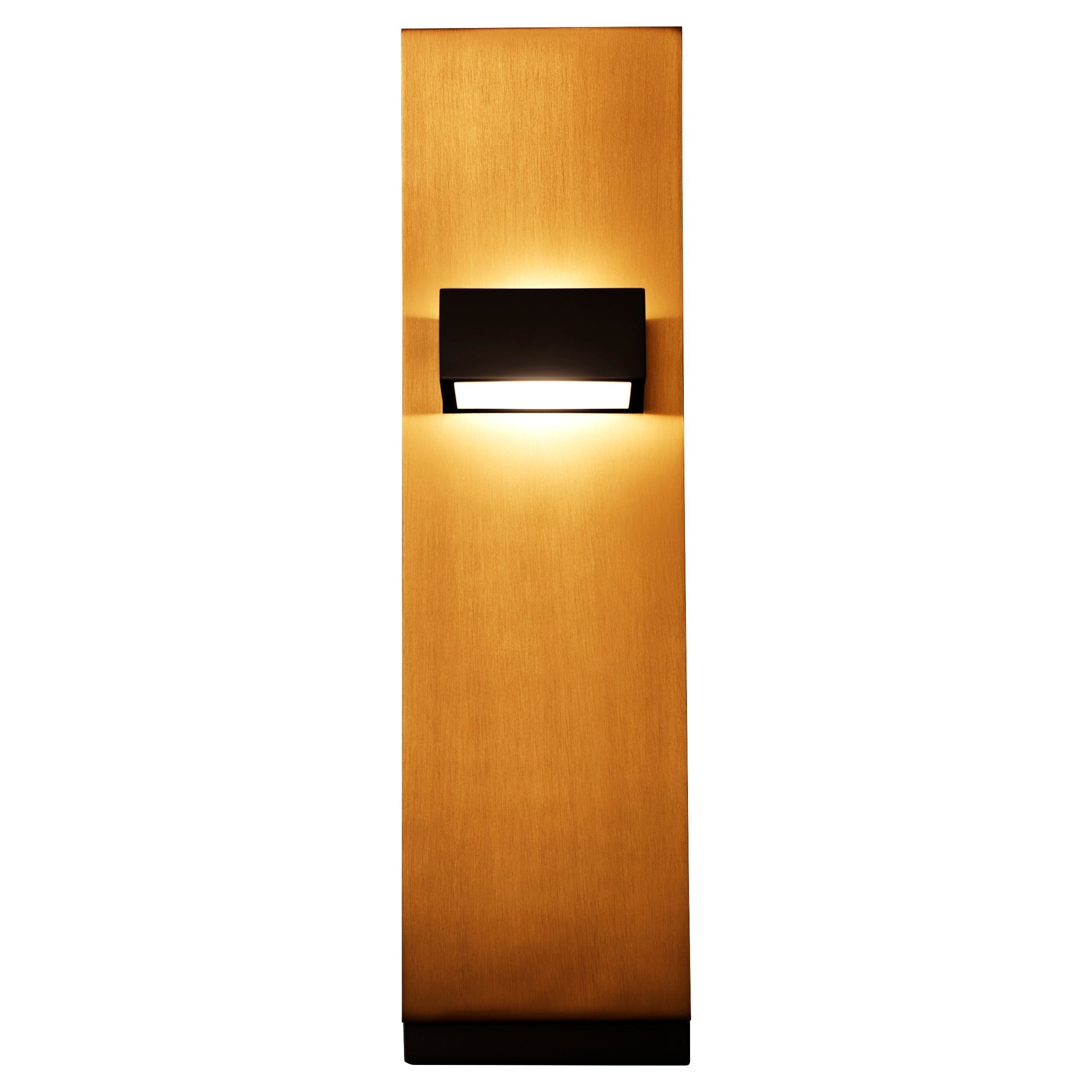 Oxygen DARIO 3-400-1540 Wall Light Fixture - Black, Aged Brass