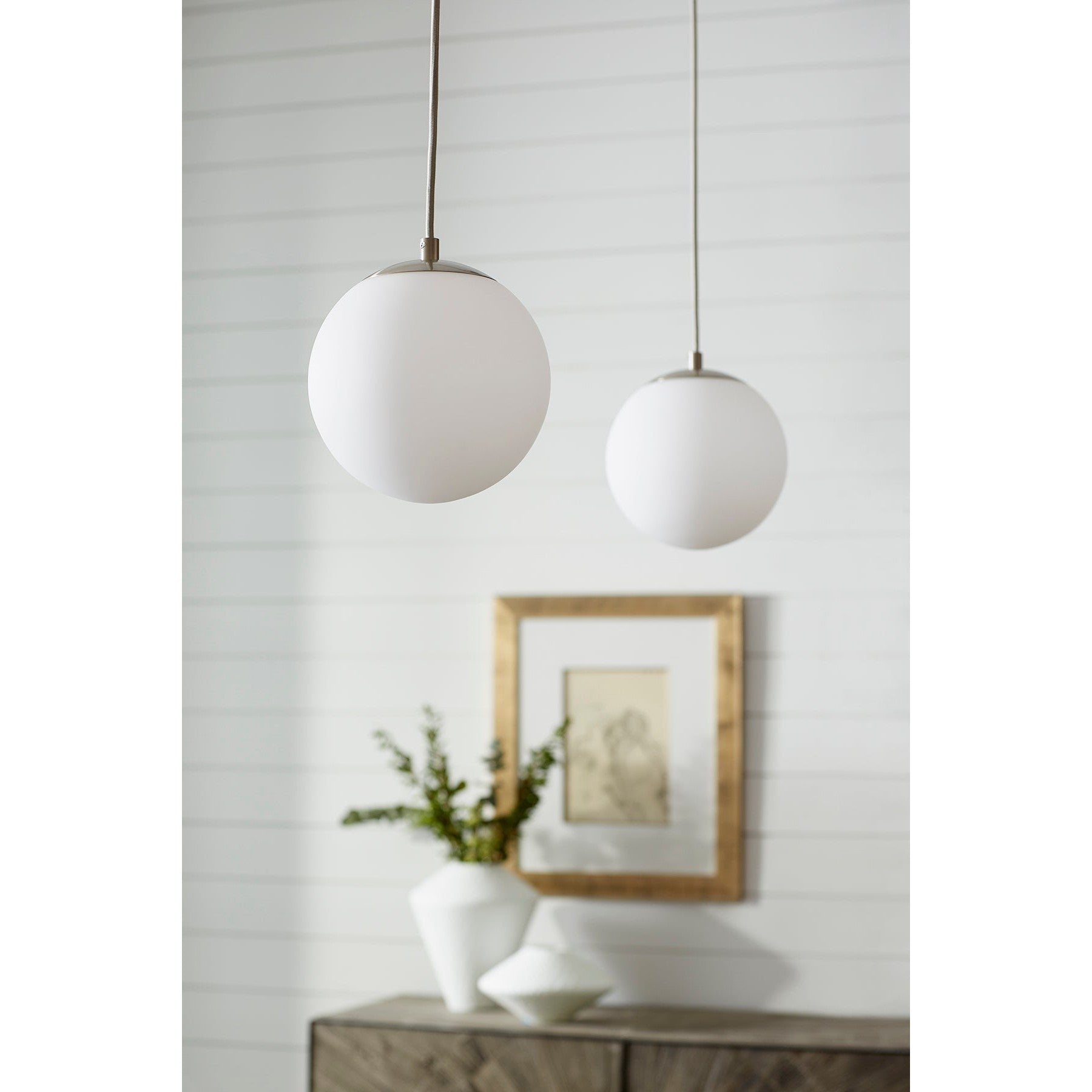 Oxygen Luna 3-671-24 Modern Pendant - Satin Nickel