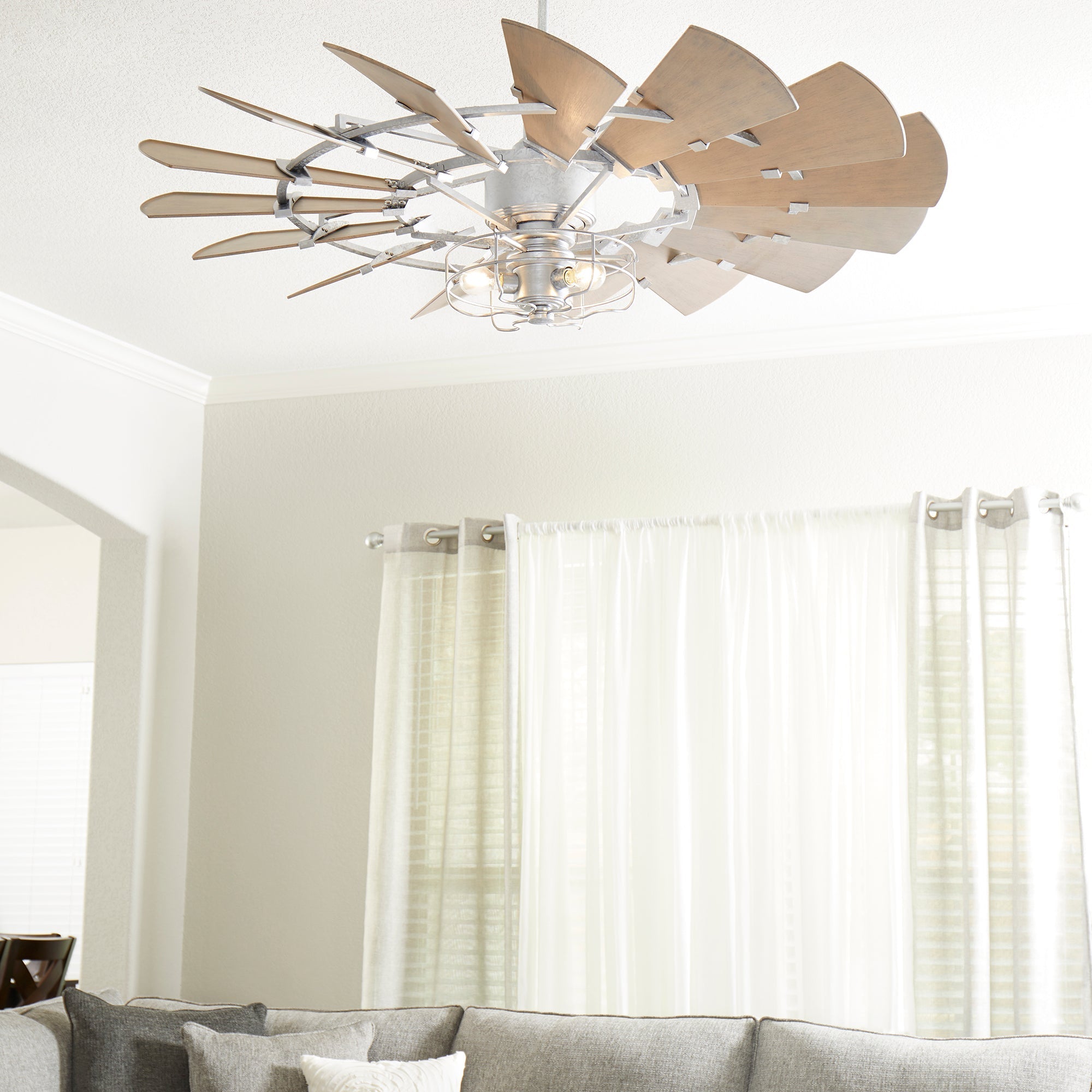 Quorum WINDMILL 195210-9 Exterior Farm House - Galvanized