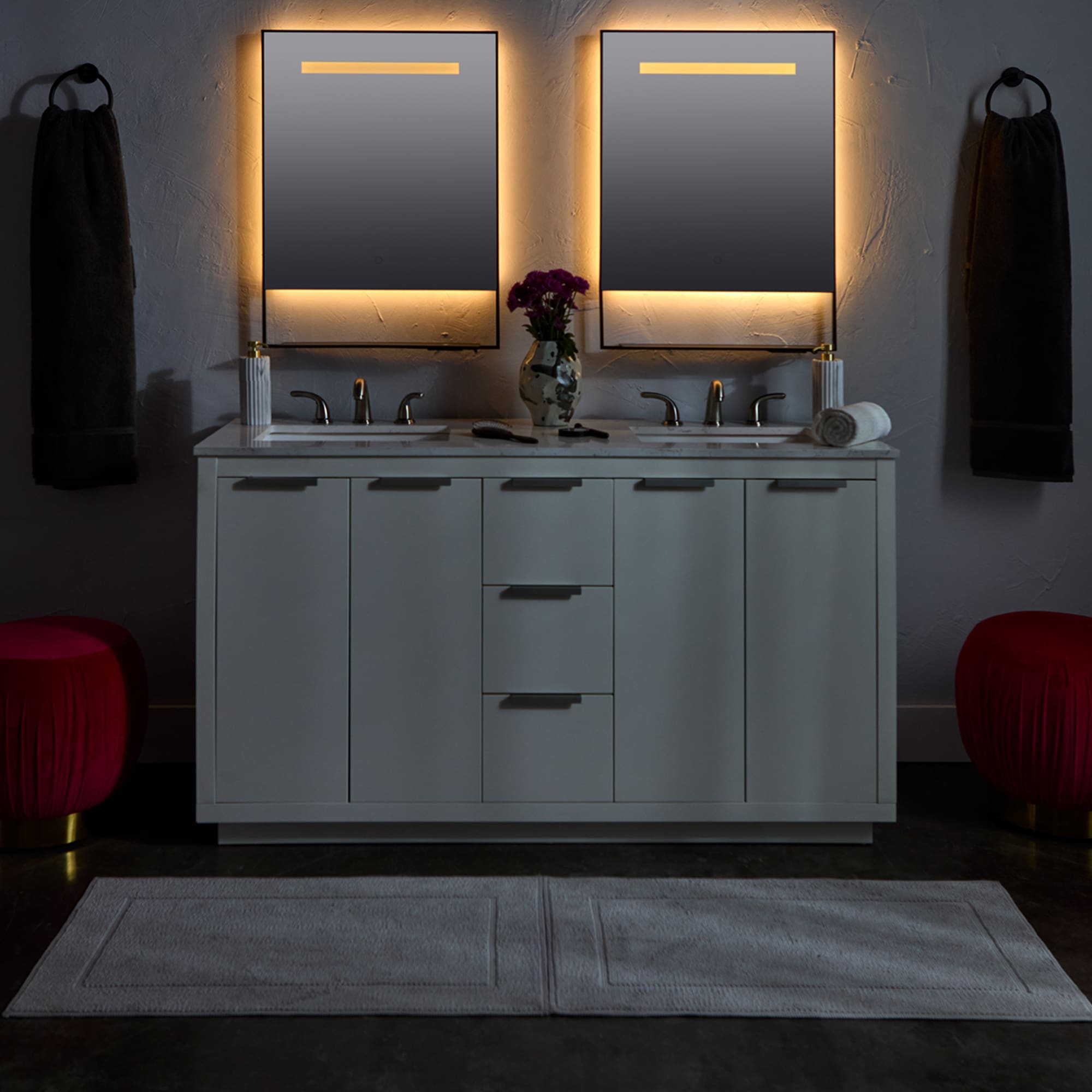 Oxygen by Quorum CASTORE 3-0902-15 Decor - Black