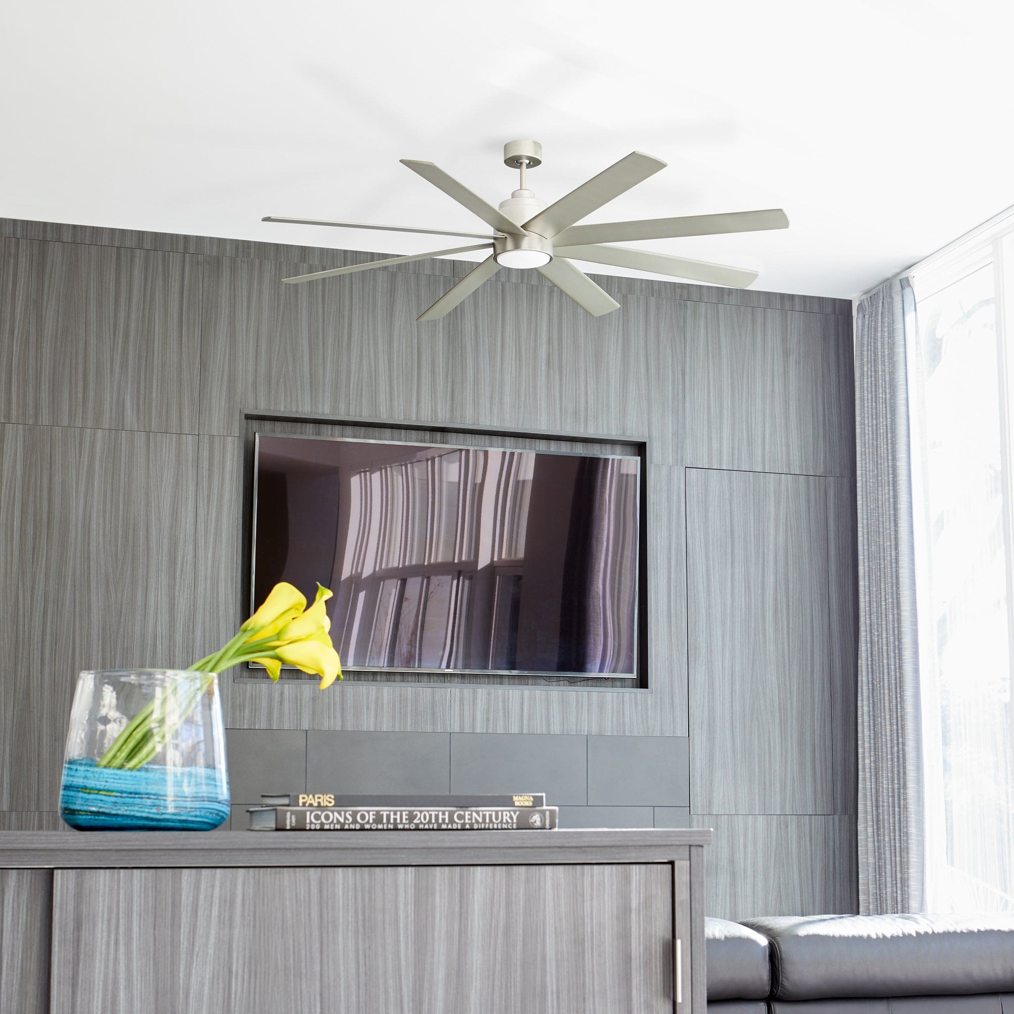 Oxygen by Quorum COSMO 3-100-24 Fan Traditional - Satin Nickel