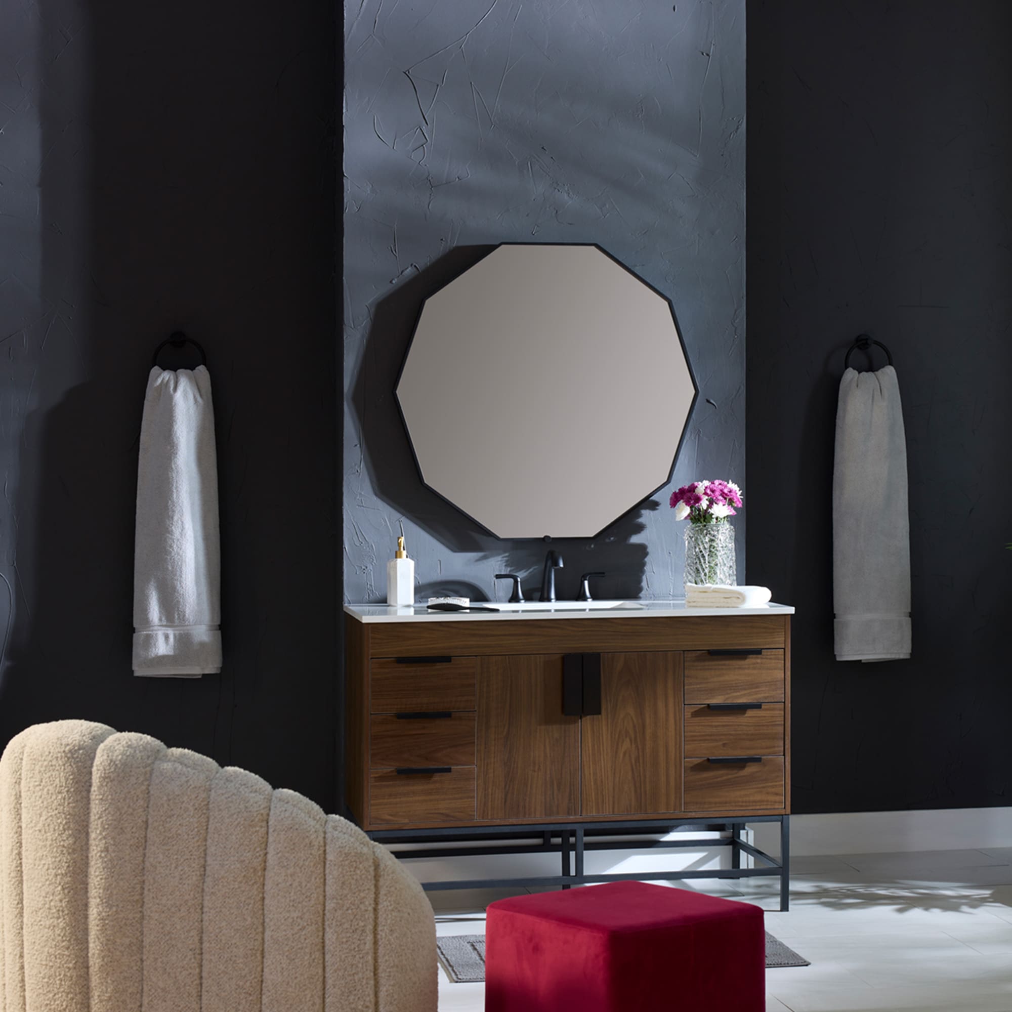 Oxygen by Quorum DECA 3-1003-15 Decor - Black