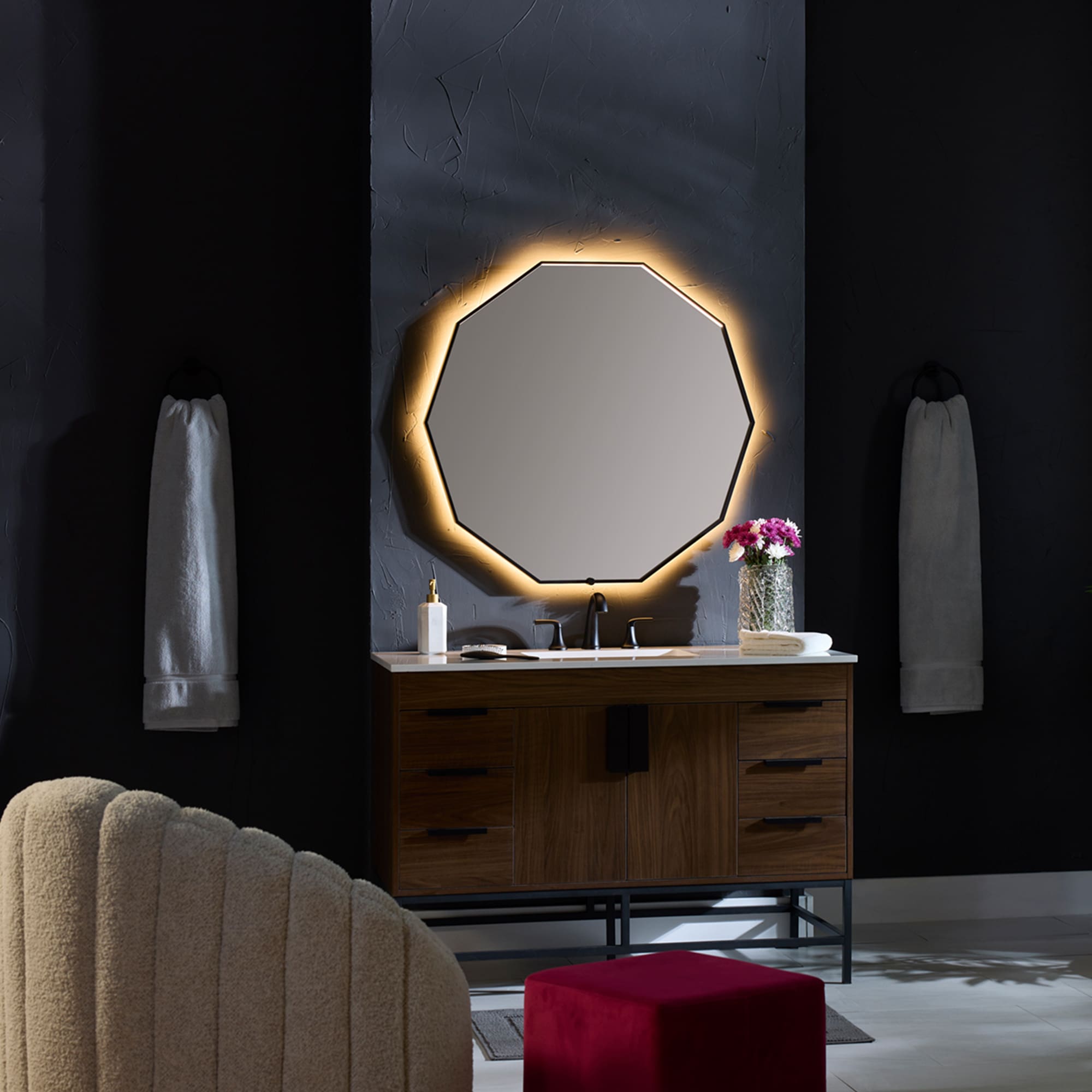 Oxygen by Quorum DECA 3-1002-15 Decor - Black