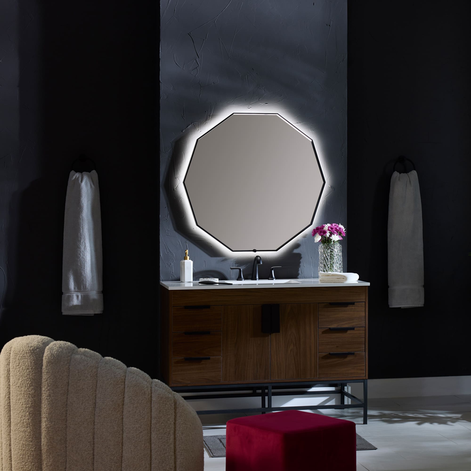 Oxygen by Quorum DECA 3-1004-15 Decor - Black