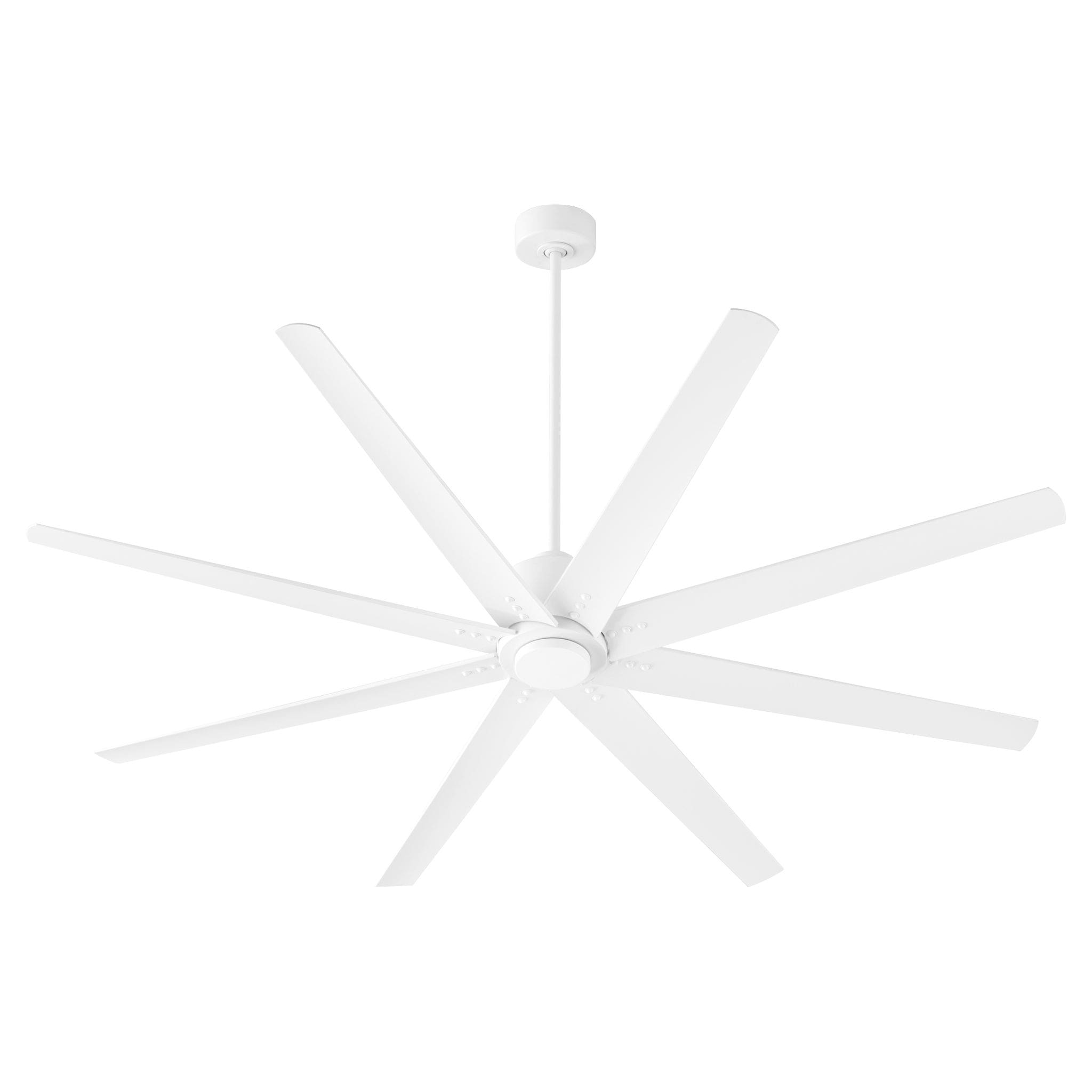 Oxygen by Quorum FLEET 3-108-6 Ceiling Fan with Remote 72 inch 8 Blade - White