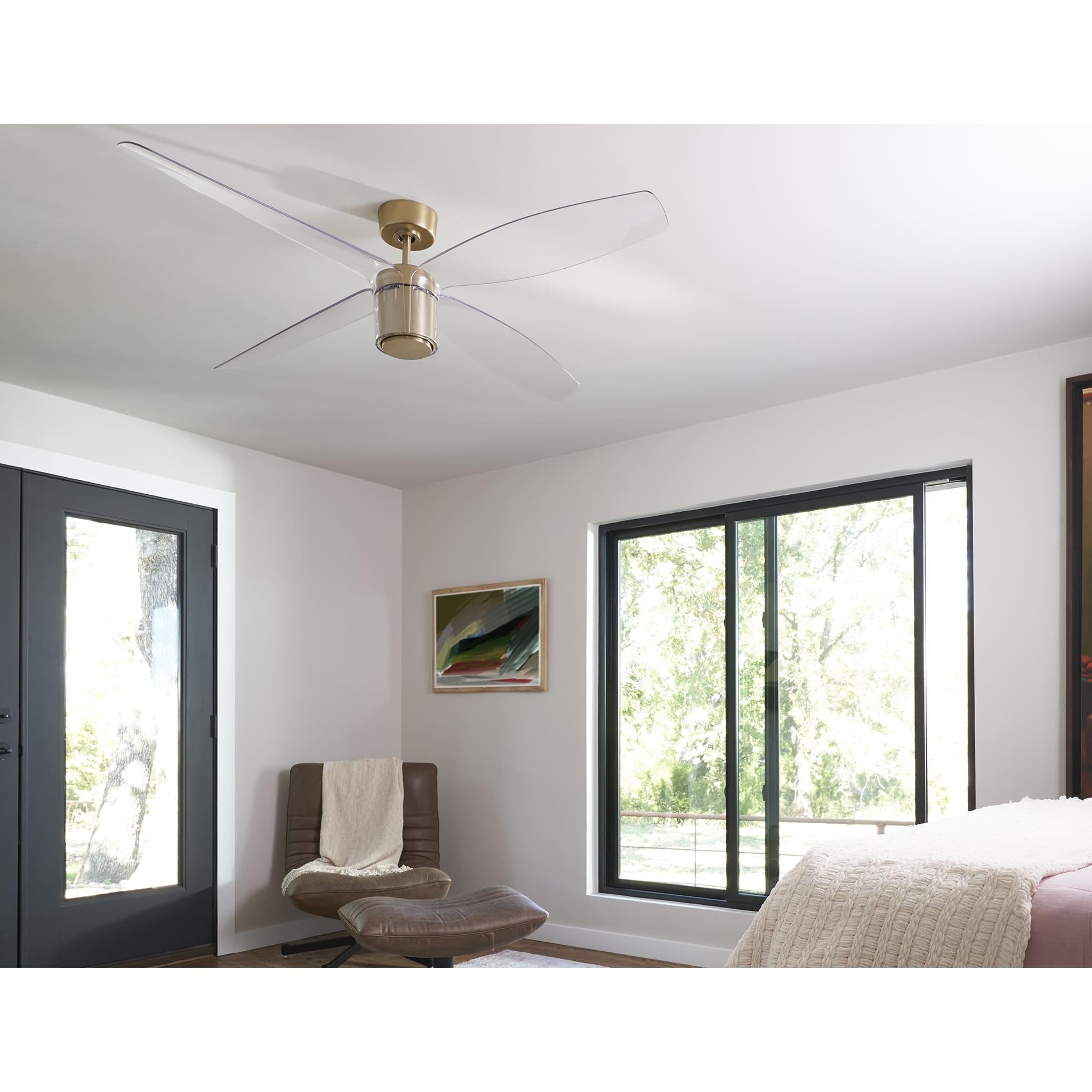 Oxygen by Quorum SAMARAN 3-116-40 Fan - Aged Brass