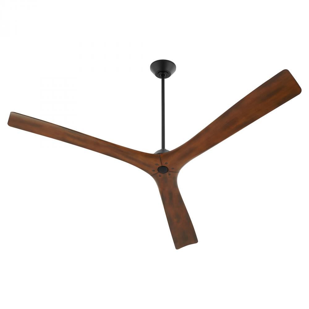 Oxygen by Quorum MECCA 3-120-2115 Fan - Black W Walnut