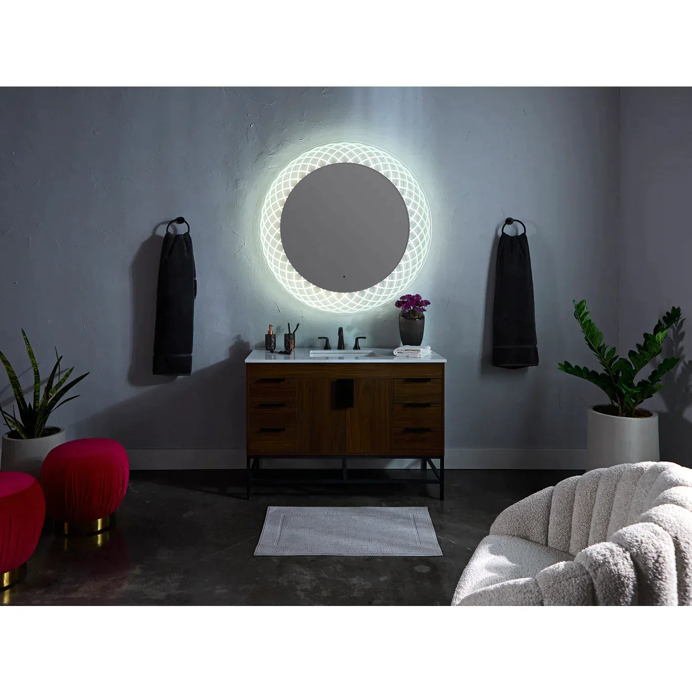 Vanita by Oxygen PERLA 3-1202-0 Lighted LED Mirror 36 Inch