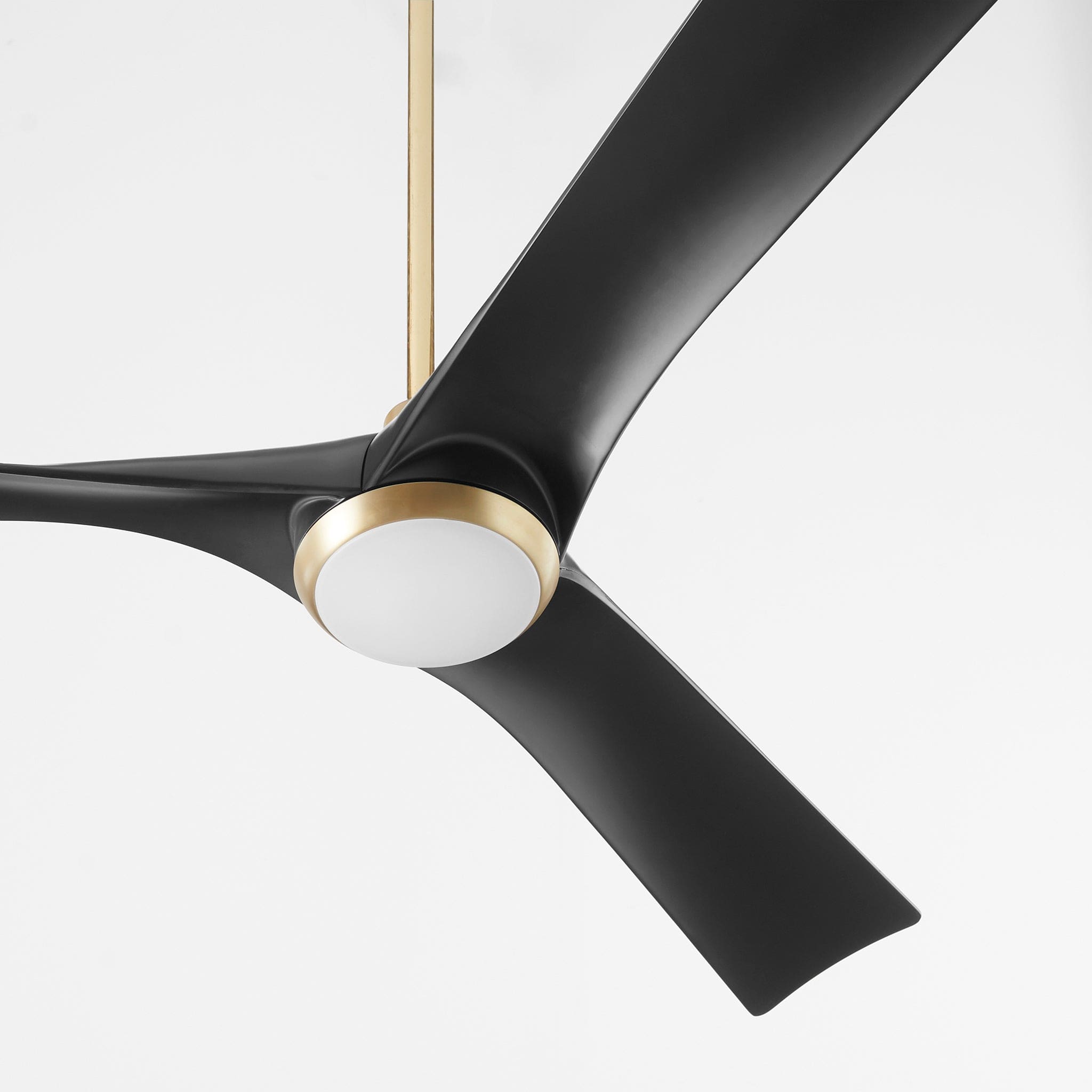 Oxygen by Quorum RIDLEY 3-123-1540 Fan - Aged Brass W Black Blades