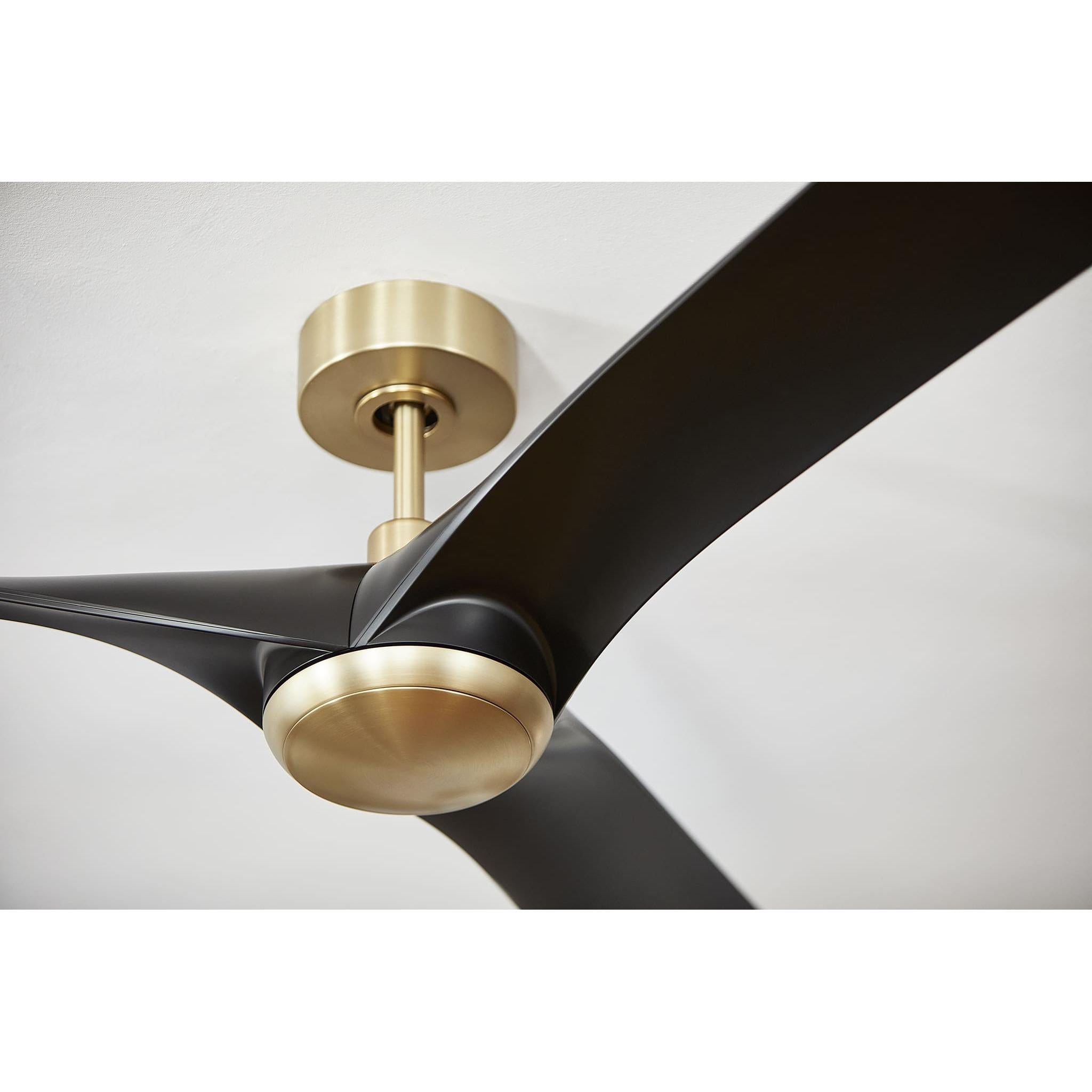 Oxygen by Quorum RIDLEY 3-123-1540 Fan - Aged Brass W Black Blades