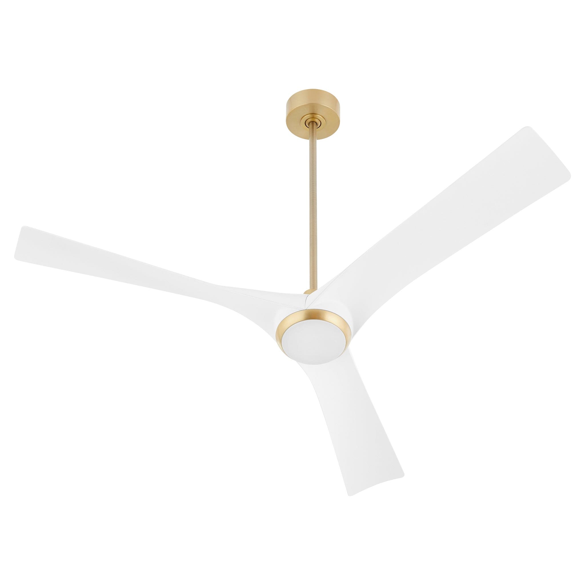 Oxygen by Quorum RIDLEY 3-123-640 Fan - Aged Brass W White Blades