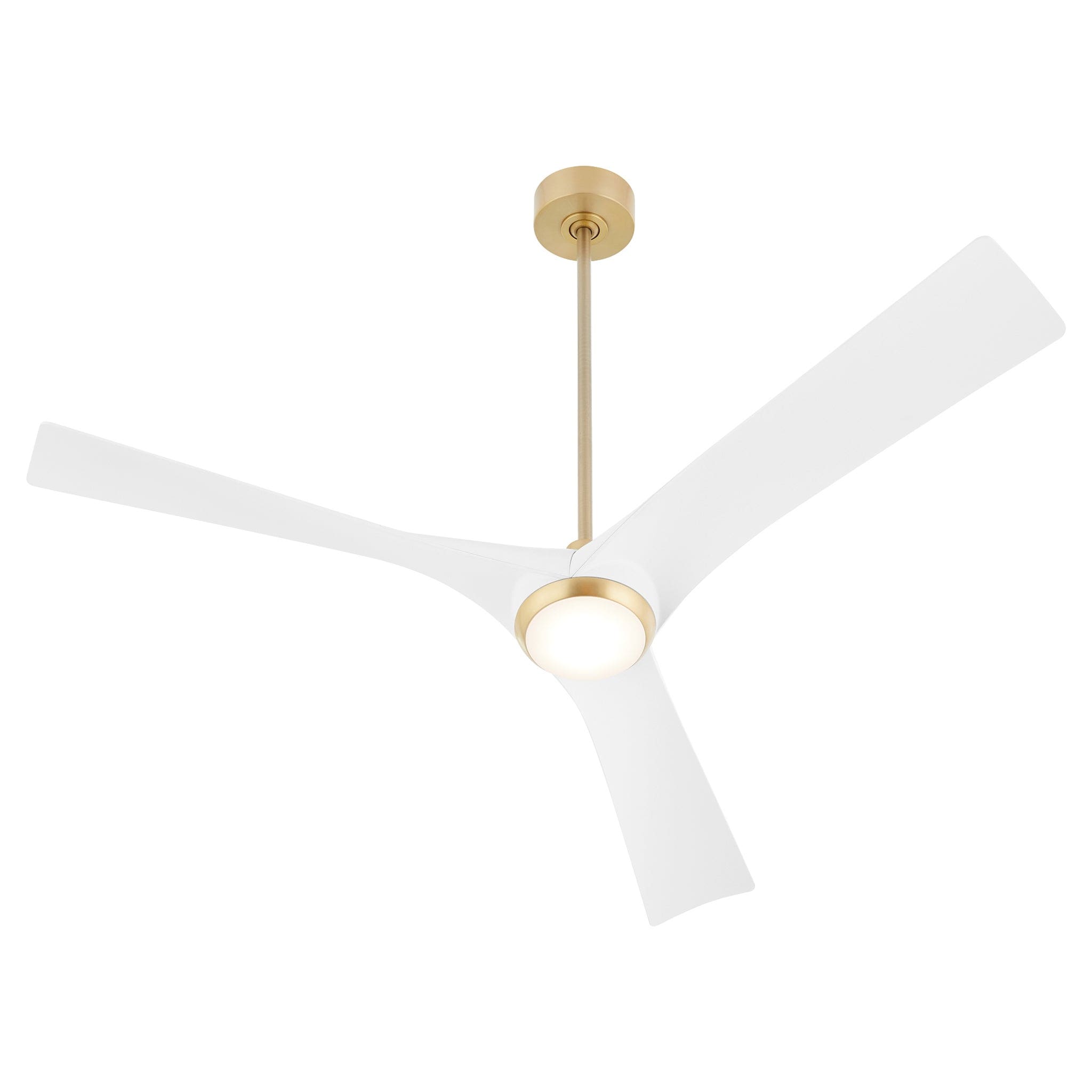 Oxygen by Quorum RIDLEY 3-123-640 Fan - Aged Brass W White Blades