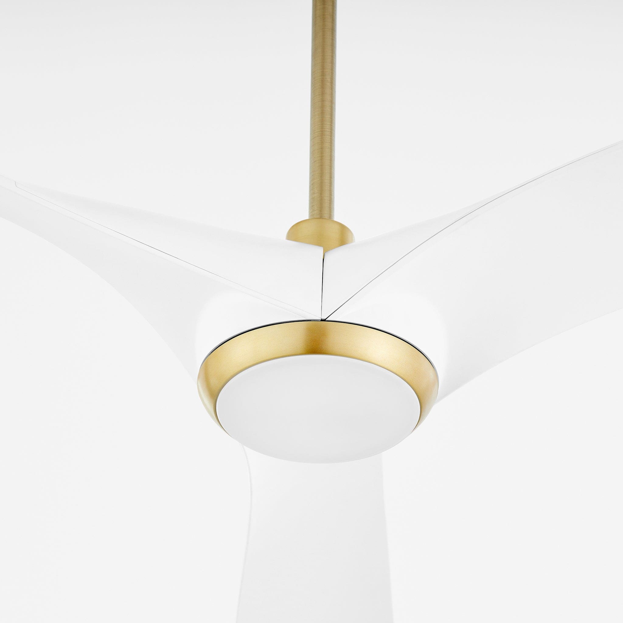 Oxygen by Quorum RIDLEY 3-123-640 Fan - Aged Brass W White Blades