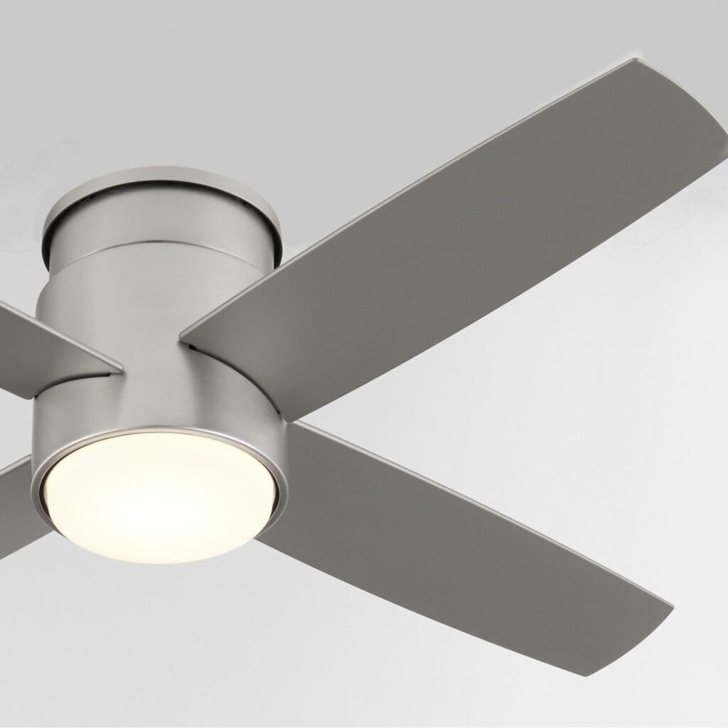 Oxygen by Quorum OSLO HUGGER 3-128-24 Fan - Satin Nickel