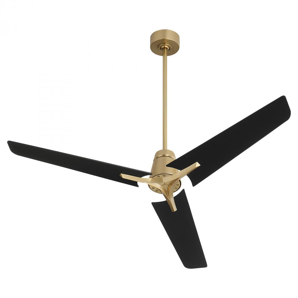 Oxygen by Quorum HALCYON 3-131-40 Fan - Aged Brass