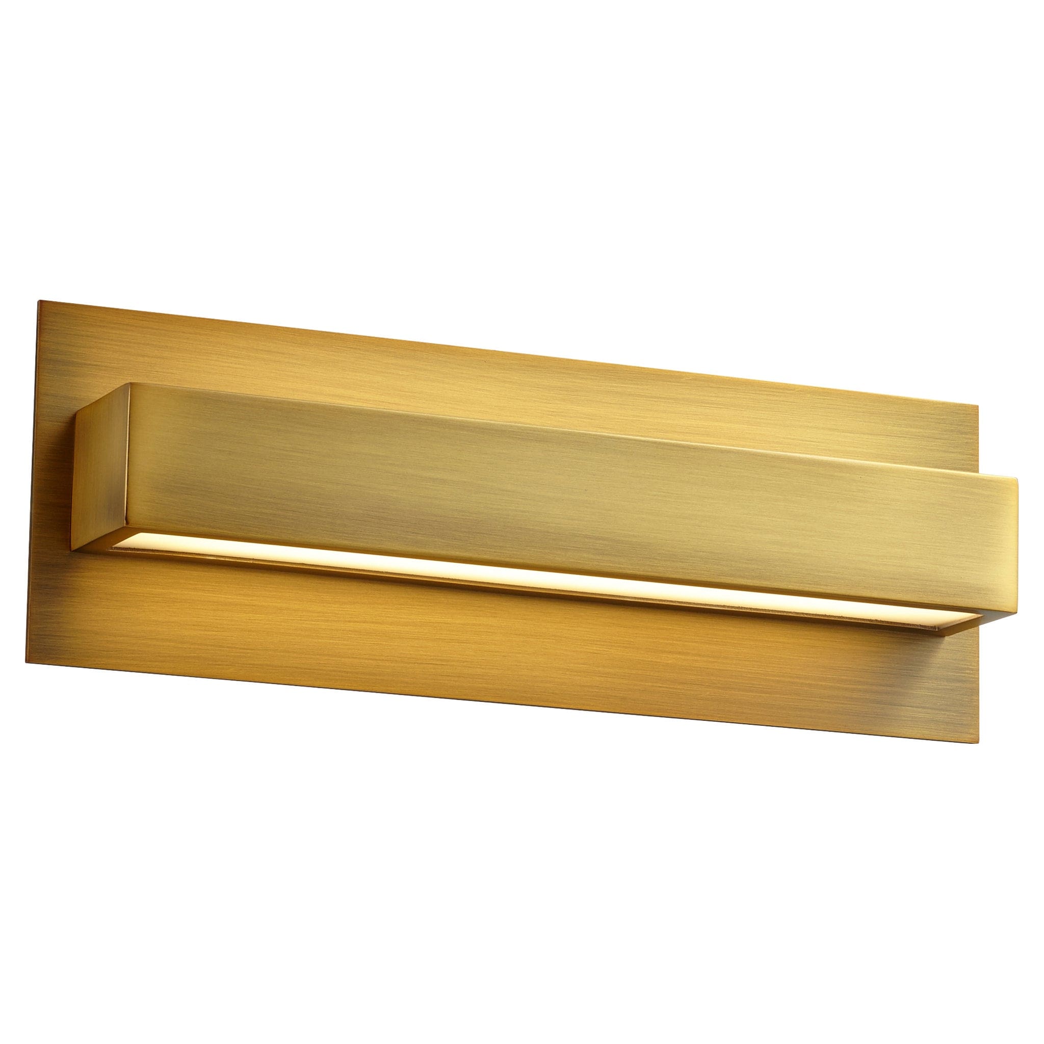 Oxygen by Quorum Alcor 3-532-27 Sconce, UL Damp Rated, Aged Brass