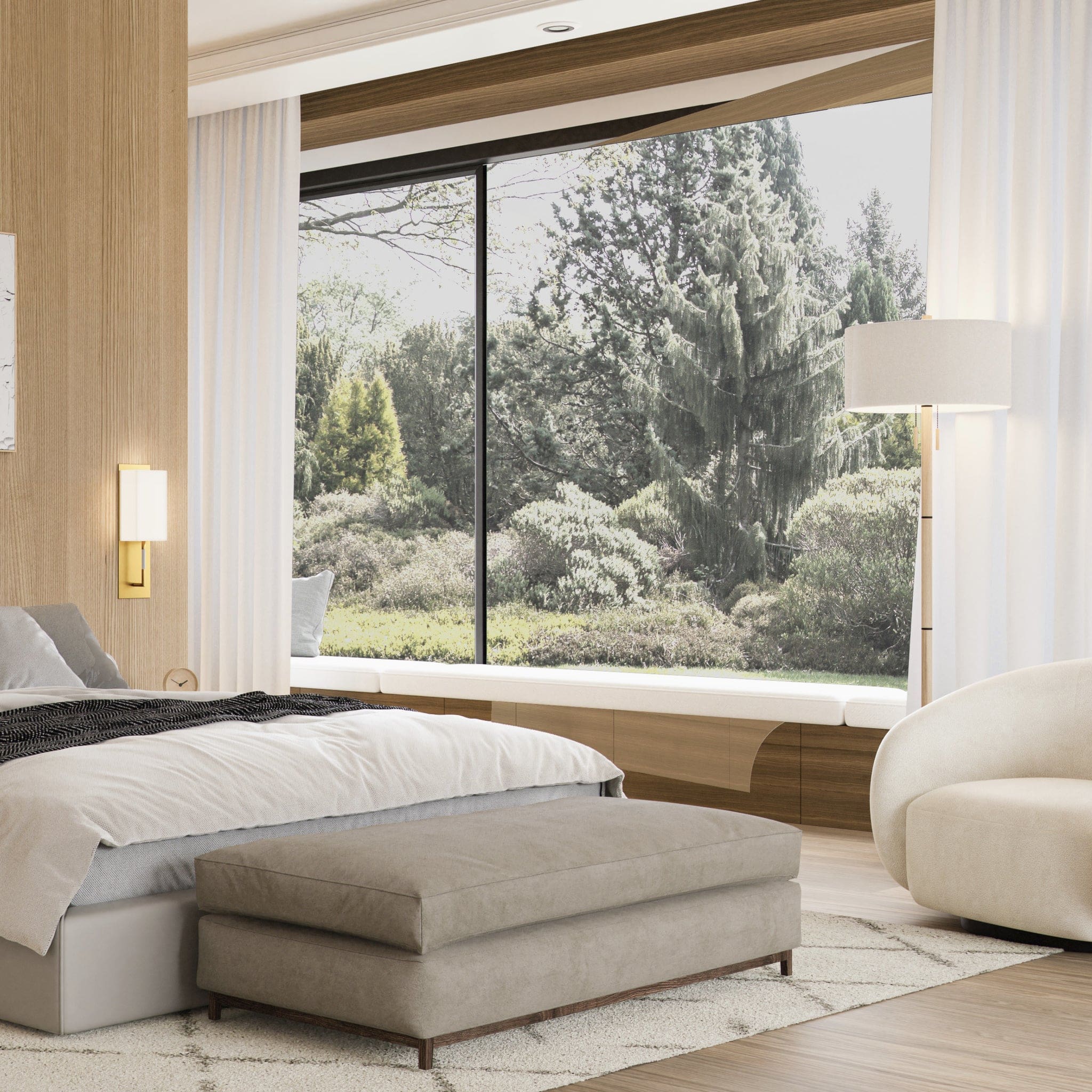 Oxygen by Quorum 3-564-40 240 Sconce, UL Damp Rated, Matte White Acrylic