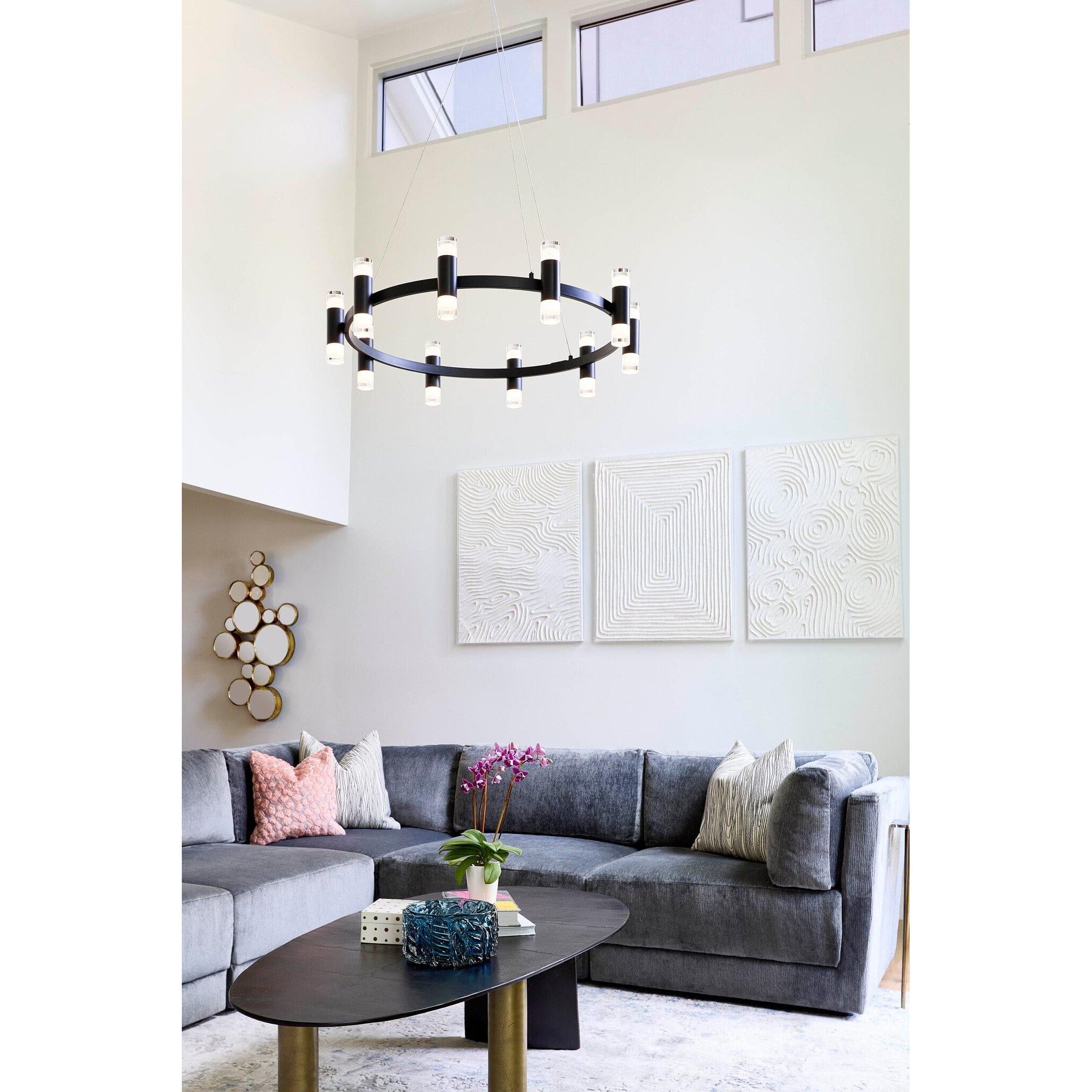 Oxygen by Quorum ALARUM 3-6095-15 Pendant - Black