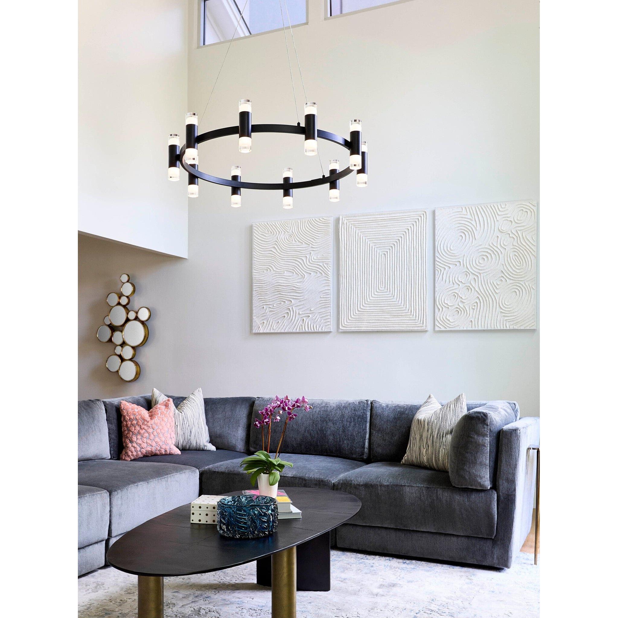 Oxygen by Quorum ALARUM 3-6095-15 Pendant - Black