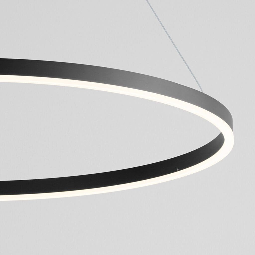 Oxygen by Quorum CIRCULO 3-65-15 Pendant Traditional - Black