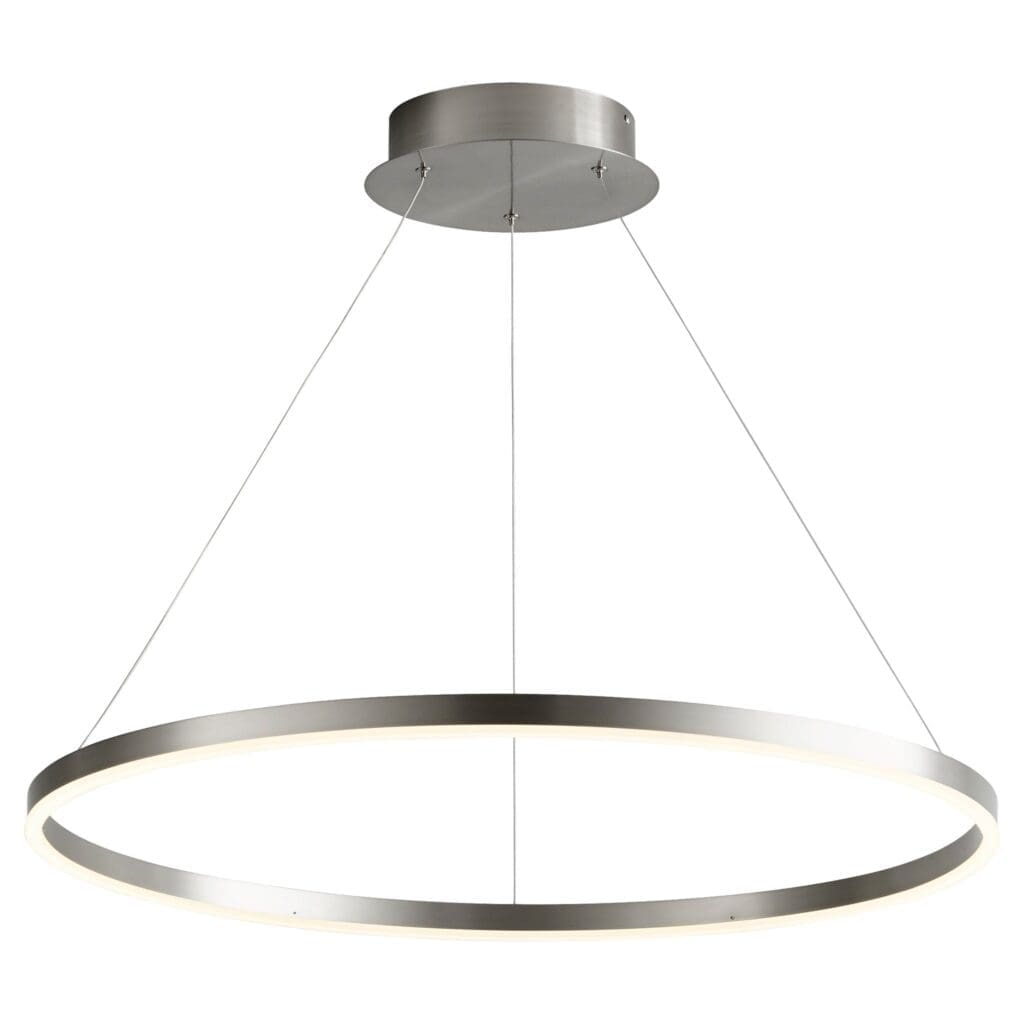 Oxygen by Quorum CIRCULO 3-65-24 Pendant Traditional - Satin Nickel