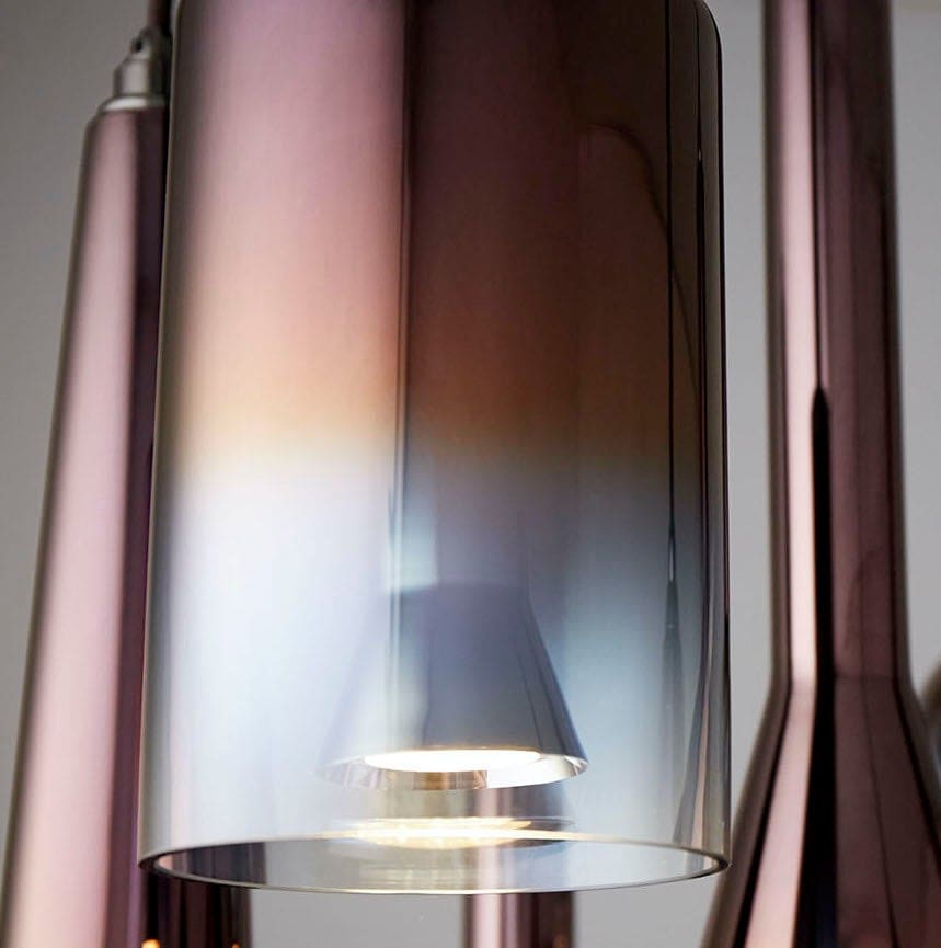 Oxygen by Quorum 3-656-27 Pendant, UL Damp Rated, Gunmetal - Coffee Ombre