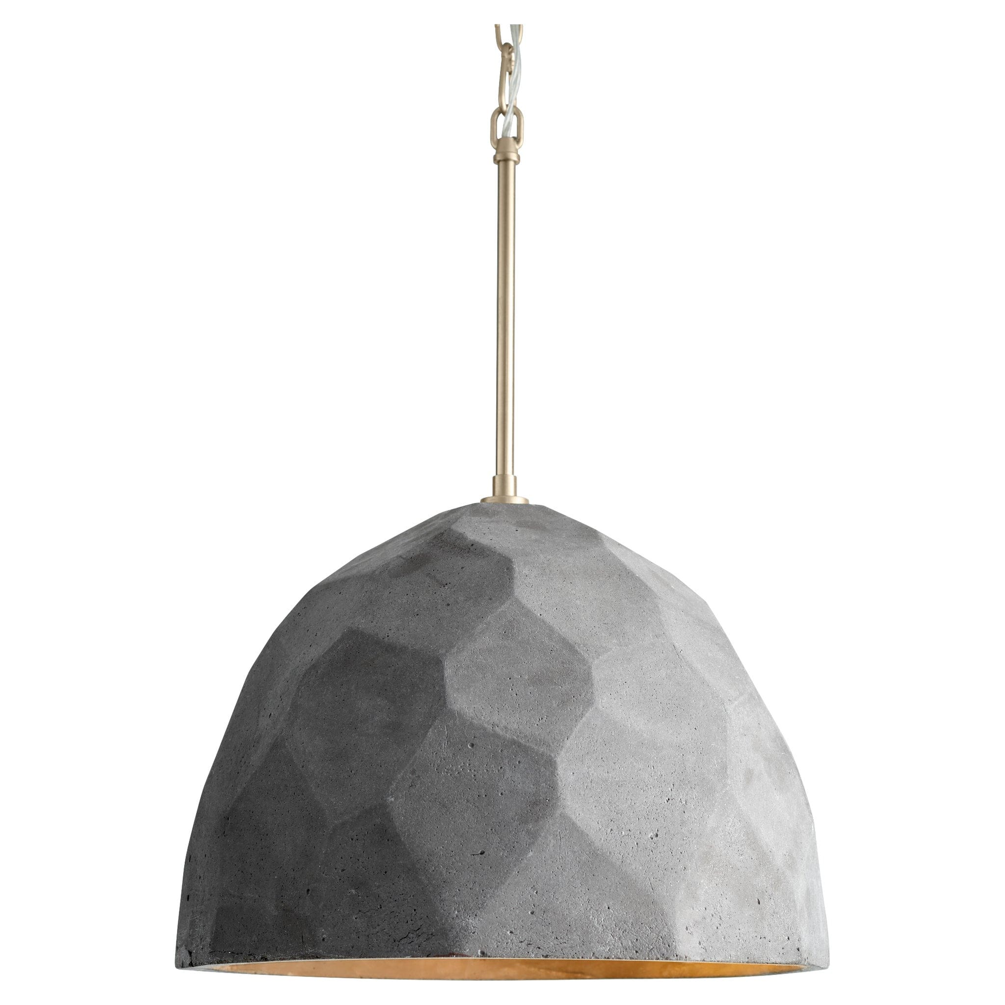 Oxygen by Quorum MARIA 3-663-1540 Pendant - Aged Brass Dark Gray Aged Brass